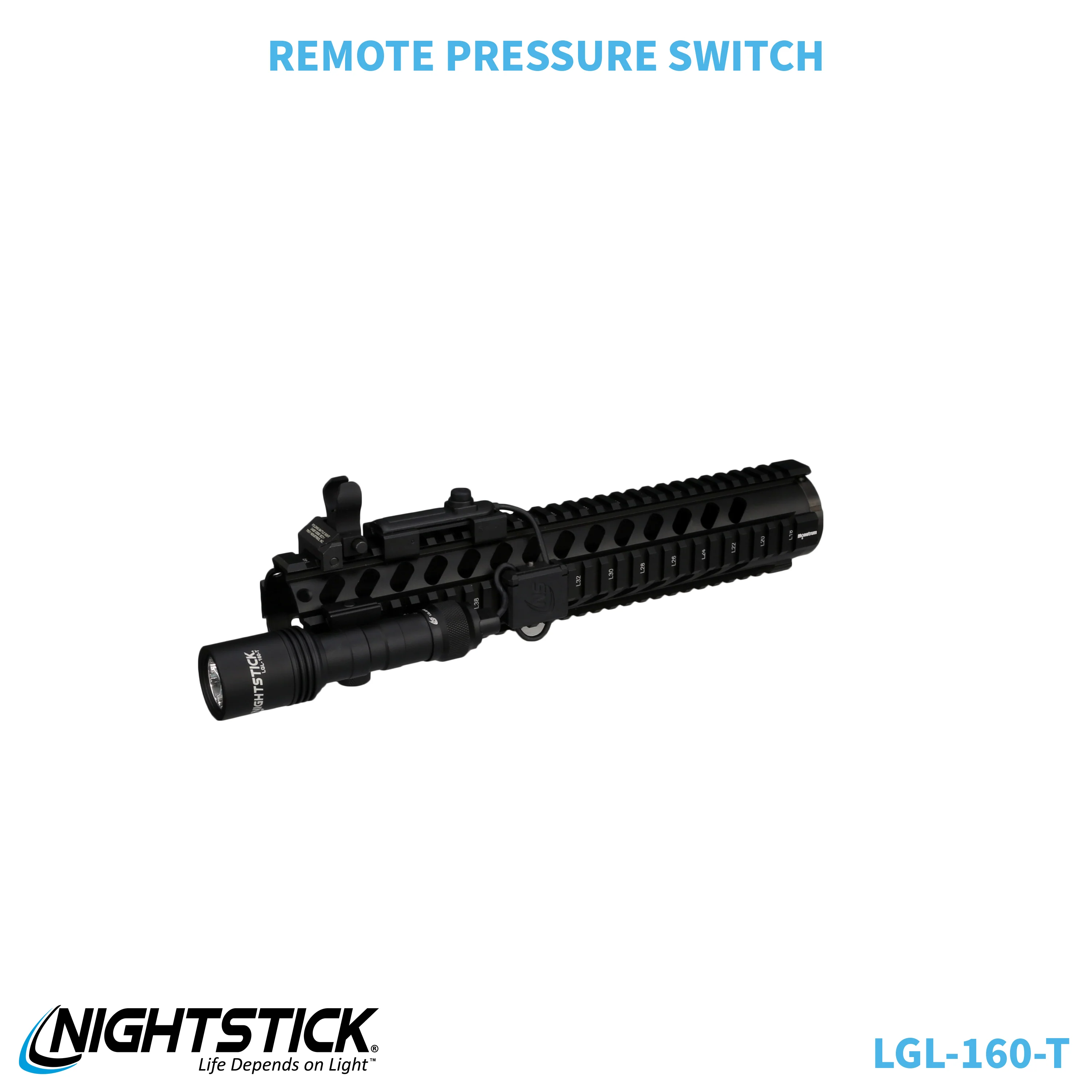 LGL-160-T: Turbo High Candela Long Gun Light Kit - Image 37