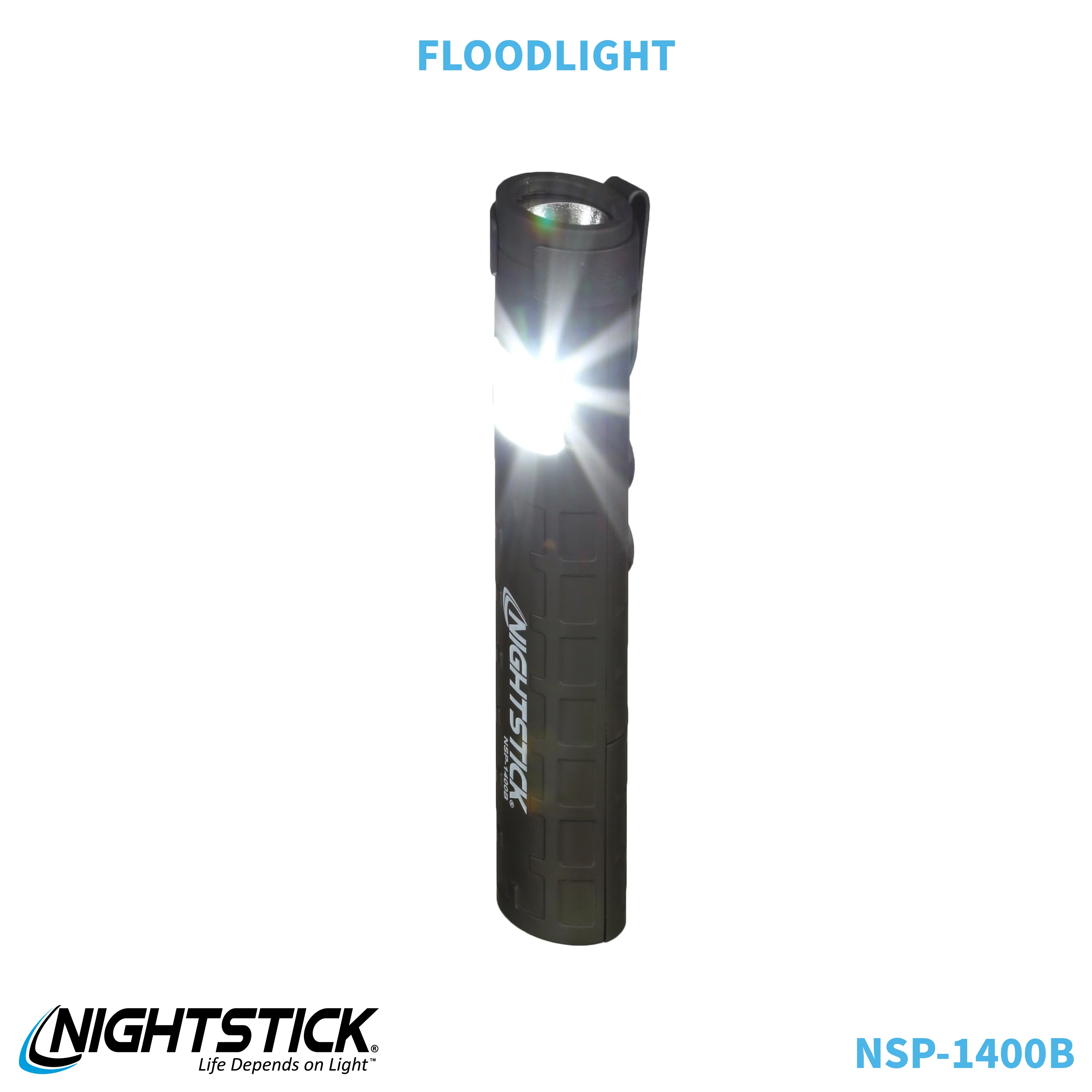 NSP-1400B: Dual-Switch Dual-Light Flashlight - 2 AAA - Image 36