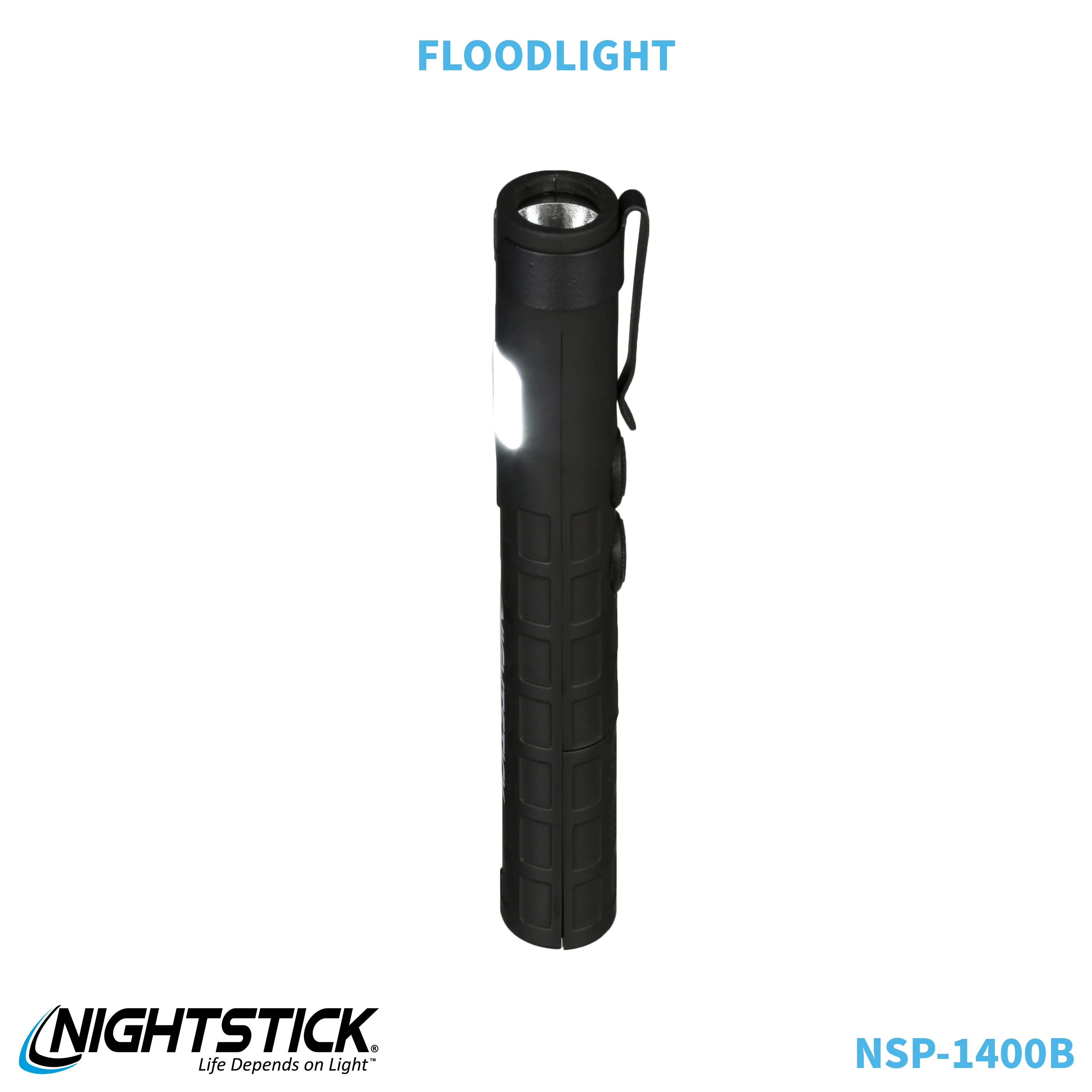 NSP-1400B: Dual-Switch Dual-Light Flashlight - 2 AAA - Image 38
