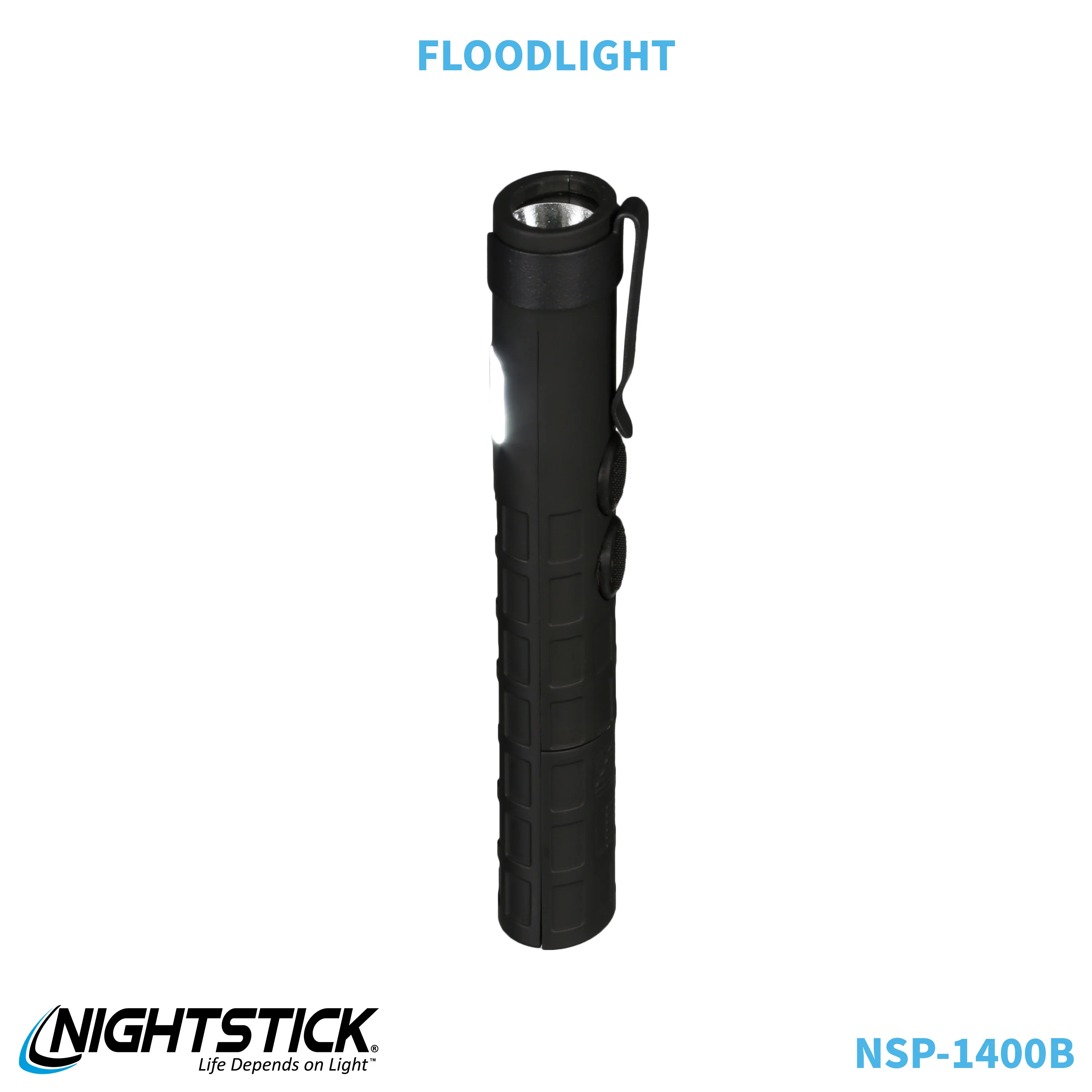 NSP-1400B: Dual-Switch Dual-Light Flashlight - 2 AAA - Image 39