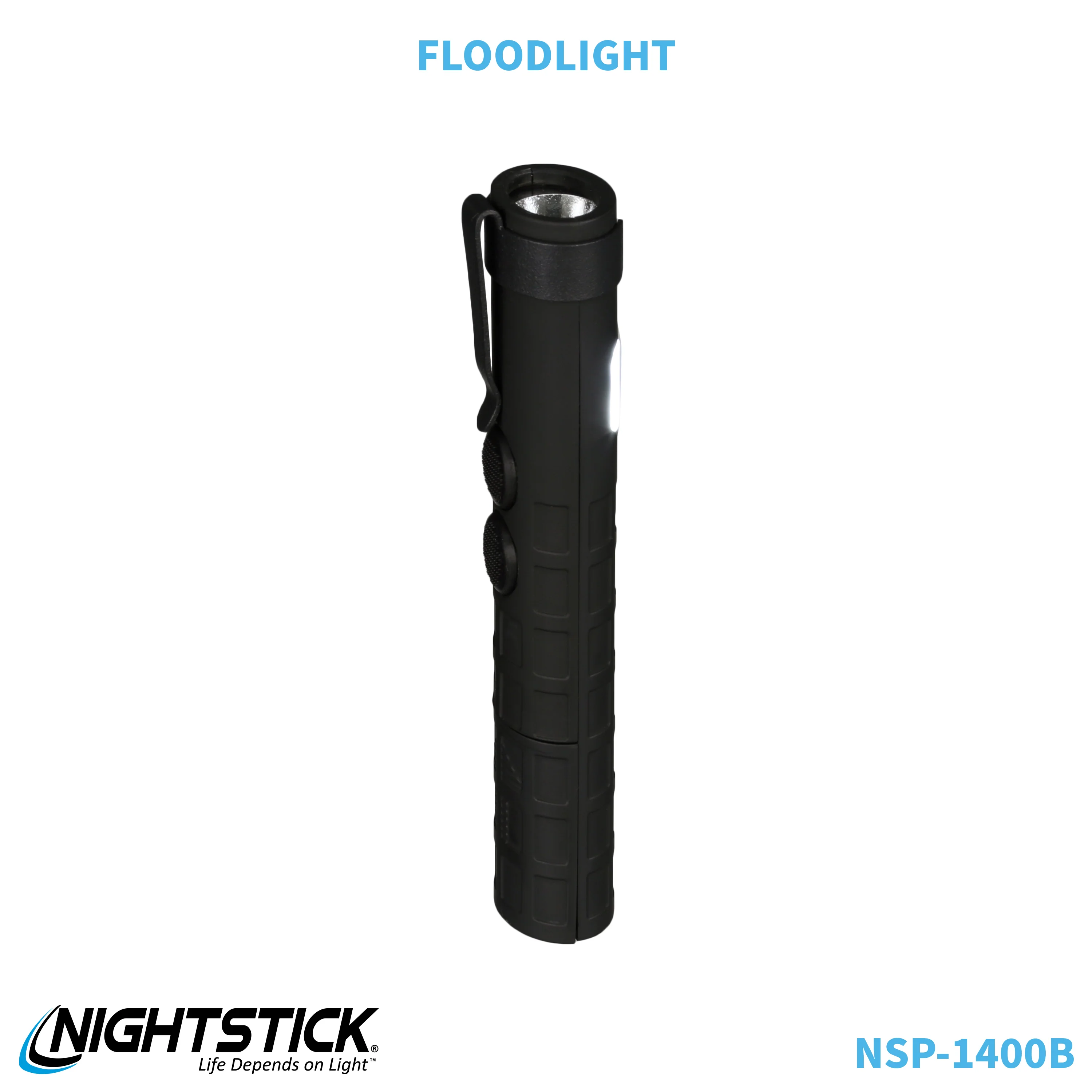 NSP-1400B: Dual-Switch Dual-Light Flashlight - 2 AAA - Image 49