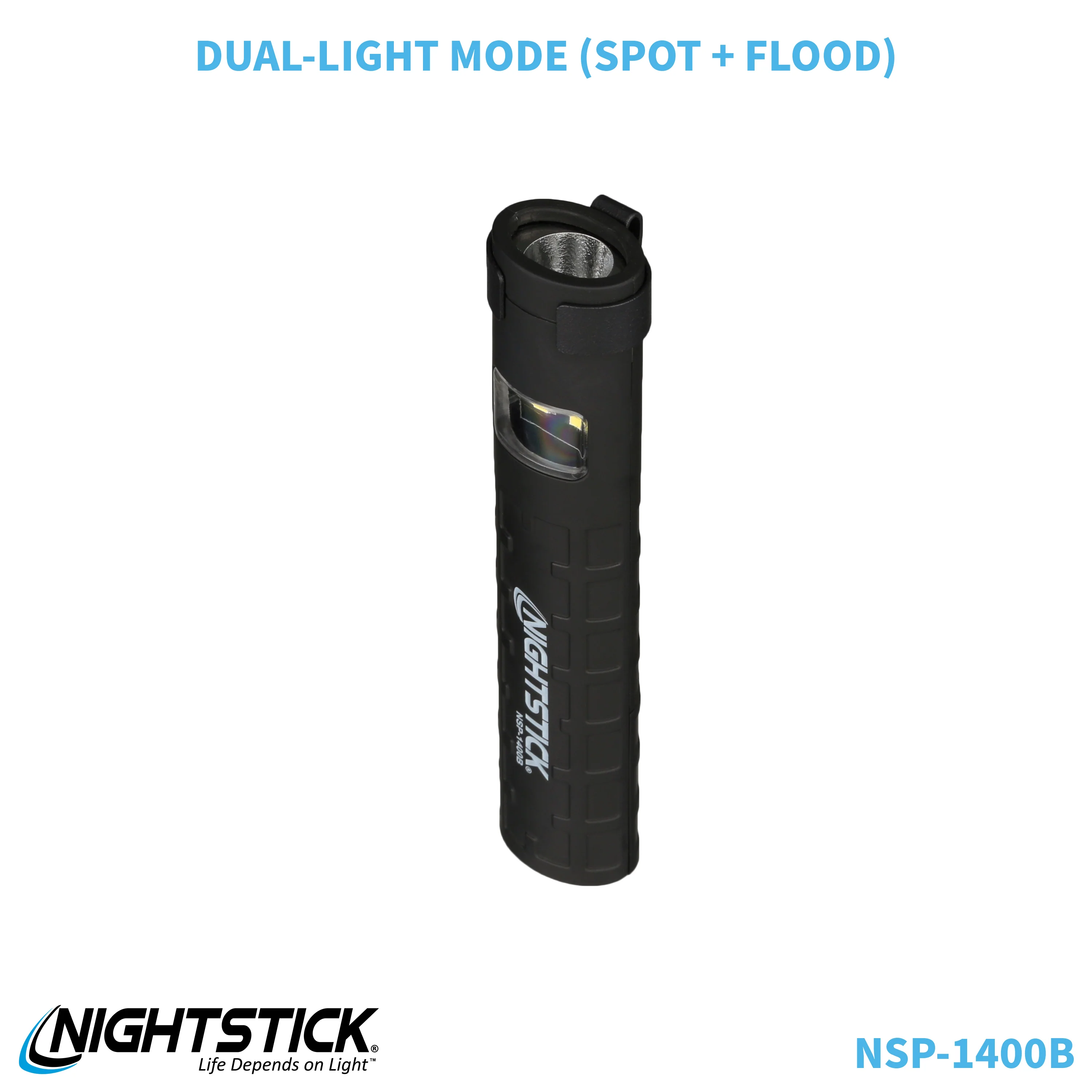 NSP-1400B: Dual-Switch Dual-Light Flashlight - 2 AAA - Image 62