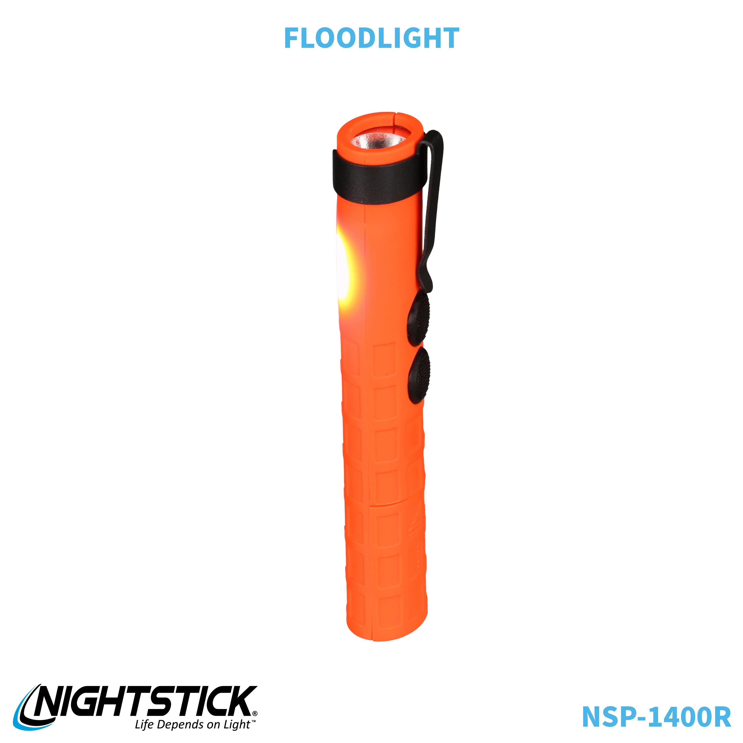 NSP-1400R: Dual-Switch Dual-Light Flashlight - 2 AAA - Image 37