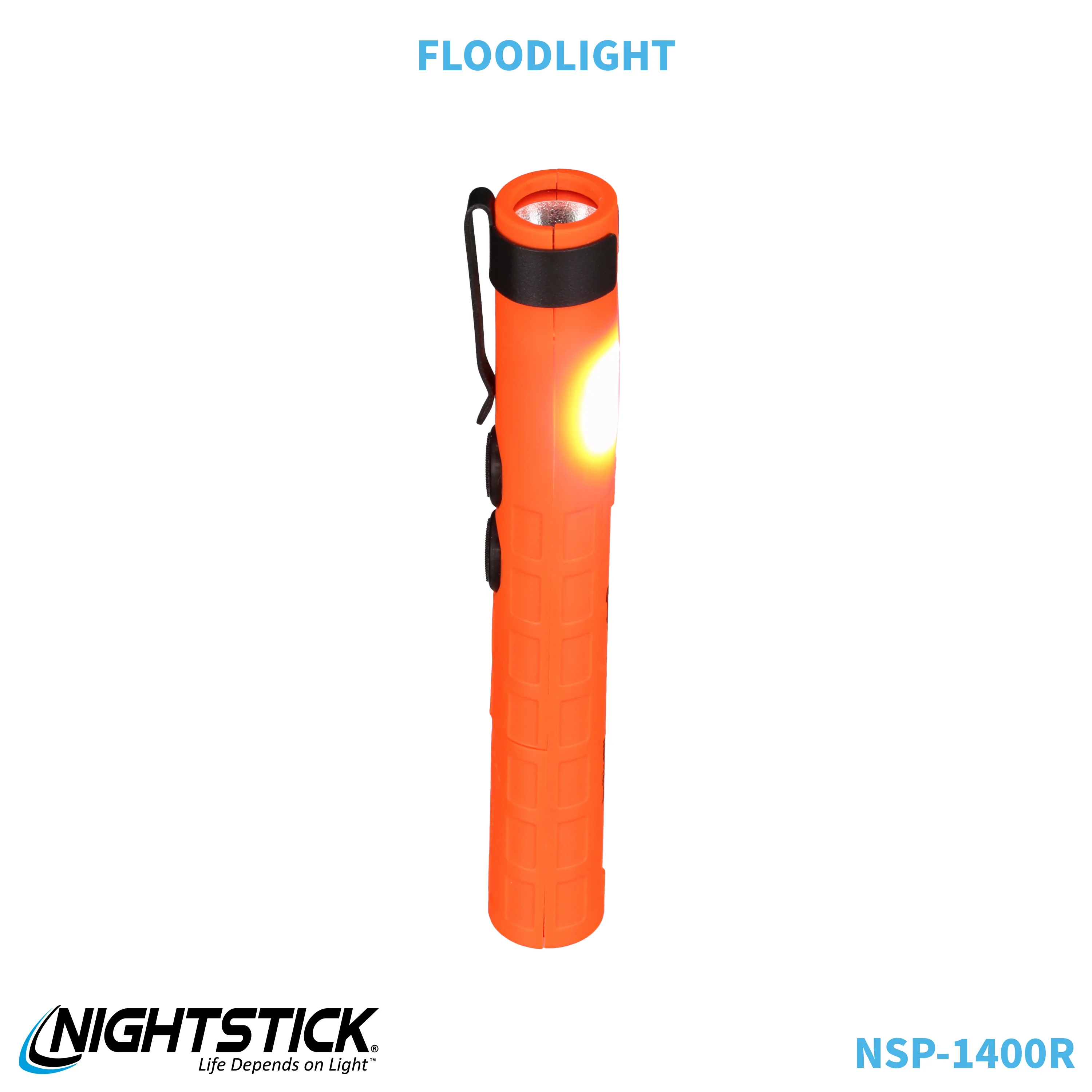 NSP-1400R: Dual-Switch Dual-Light Flashlight - 2 AAA - Image 48