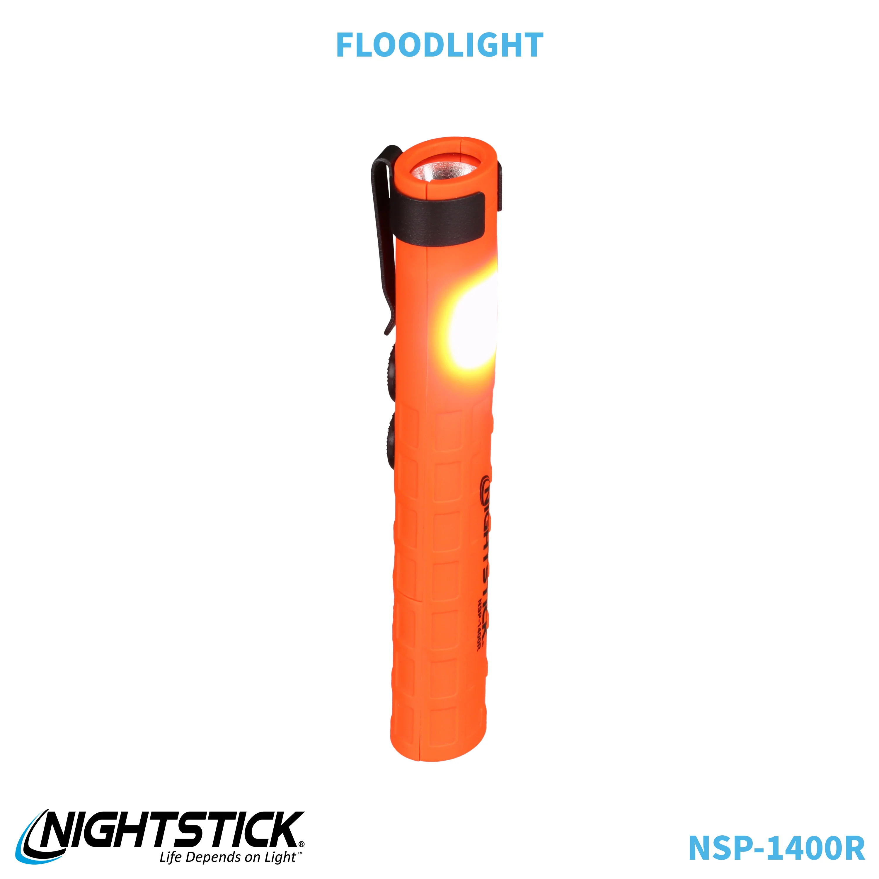 NSP-1400R: Dual-Switch Dual-Light Flashlight - 2 AAA - Image 49