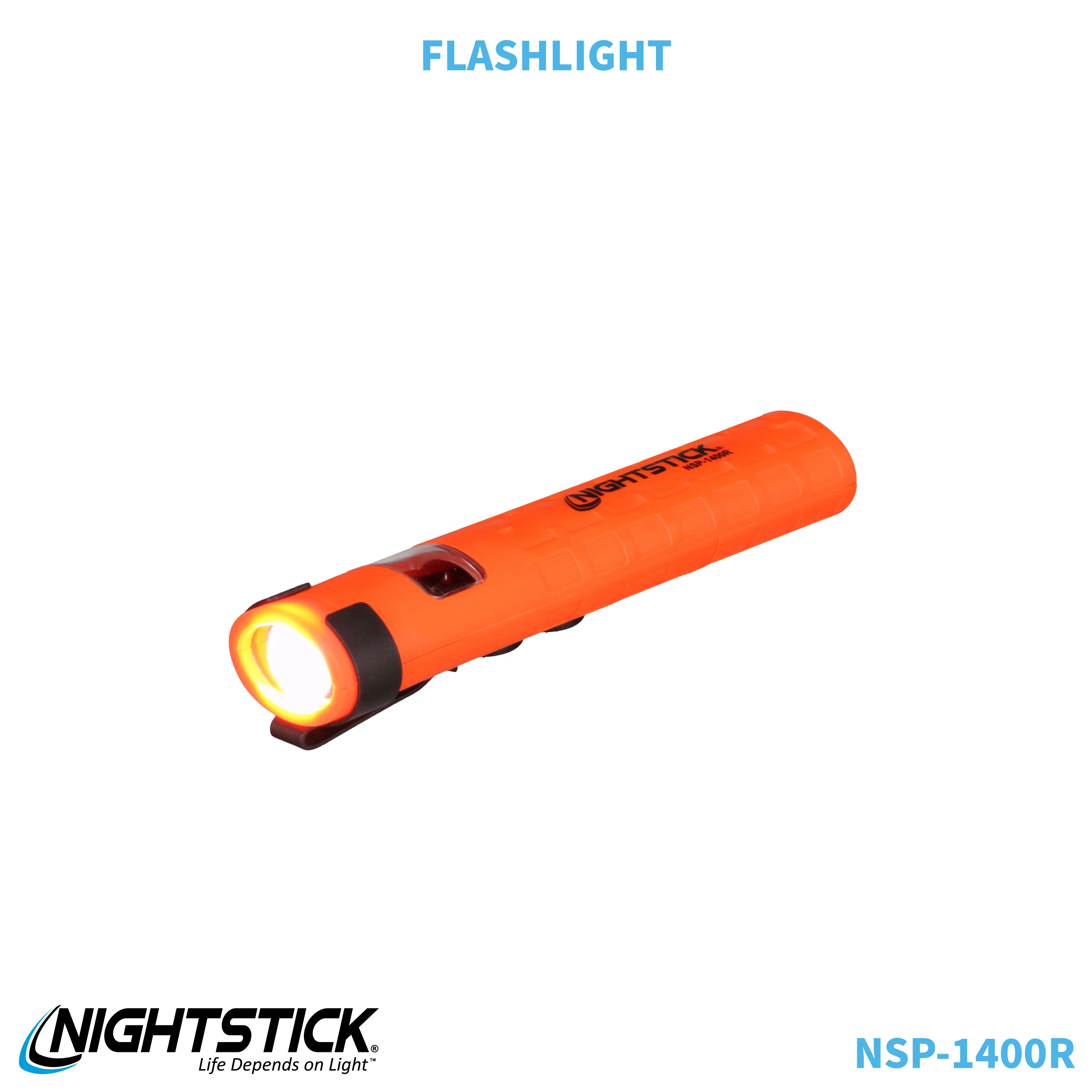NSP-1400R: Dual-Switch Dual-Light Flashlight - 2 AAA - Image 9