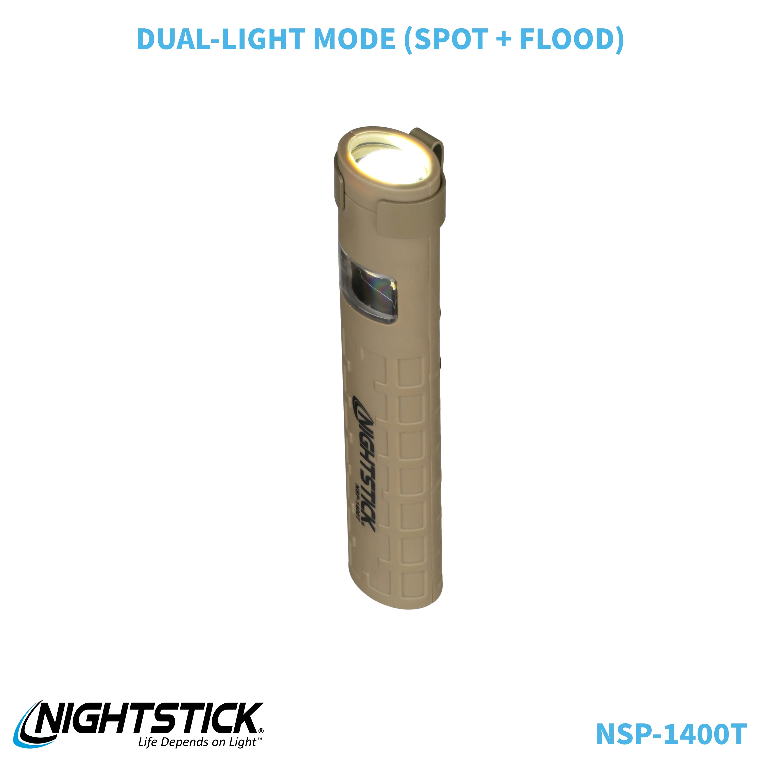 NSP-1400T: Dual-Switch Dual-Light Flashlight - 2 AAA - Image 59