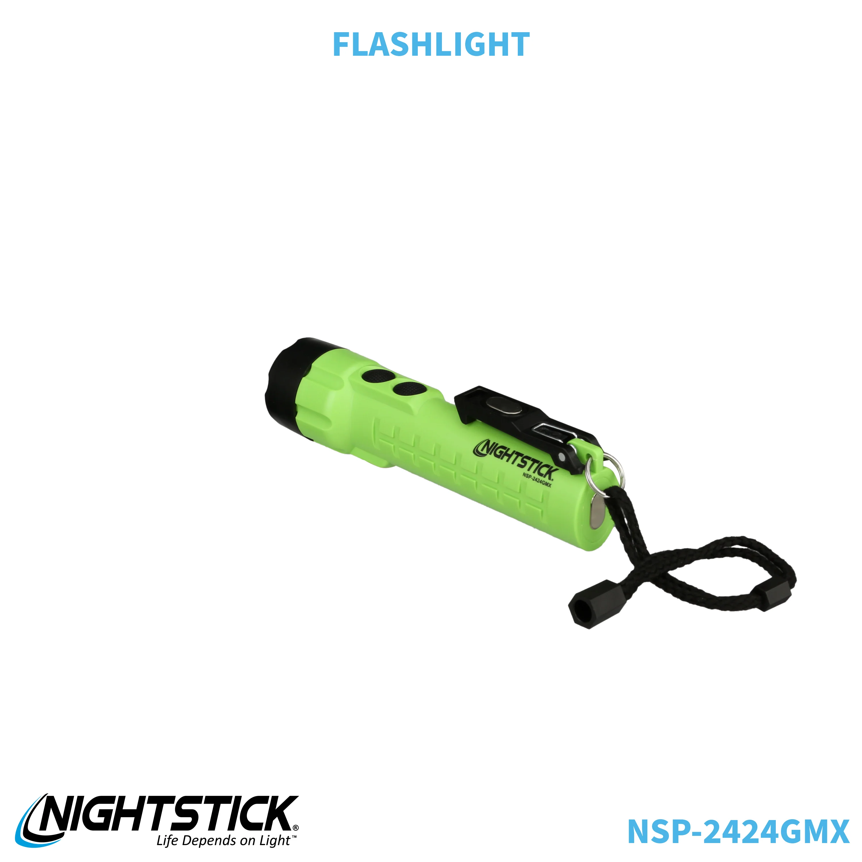 NSP-2424GMX: Dual-Light Flashlight w/Dual Magnets - 3 AA - Image 17
