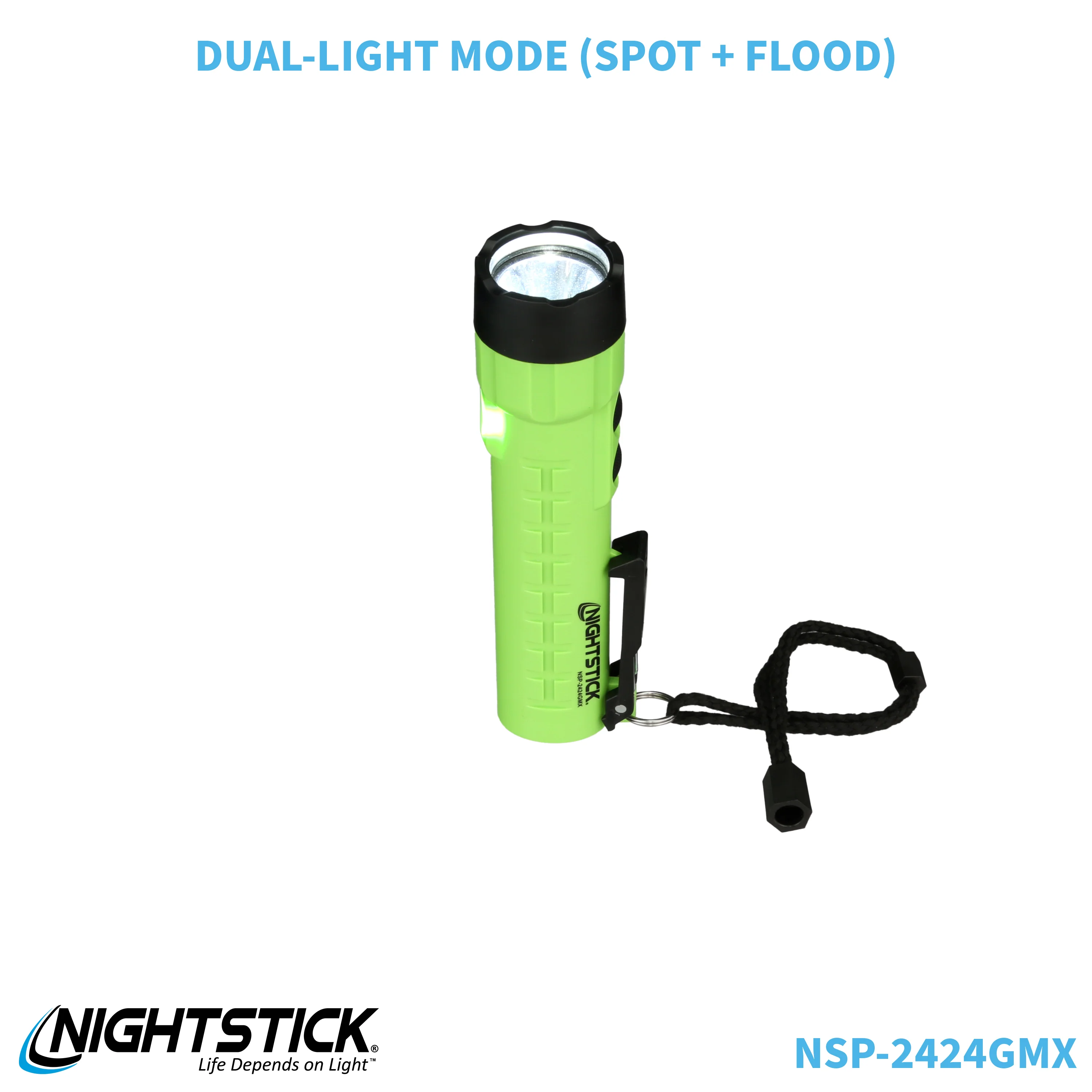 NSP-2424GMX: Dual-Light Flashlight w/Dual Magnets - 3 AA - Image 68