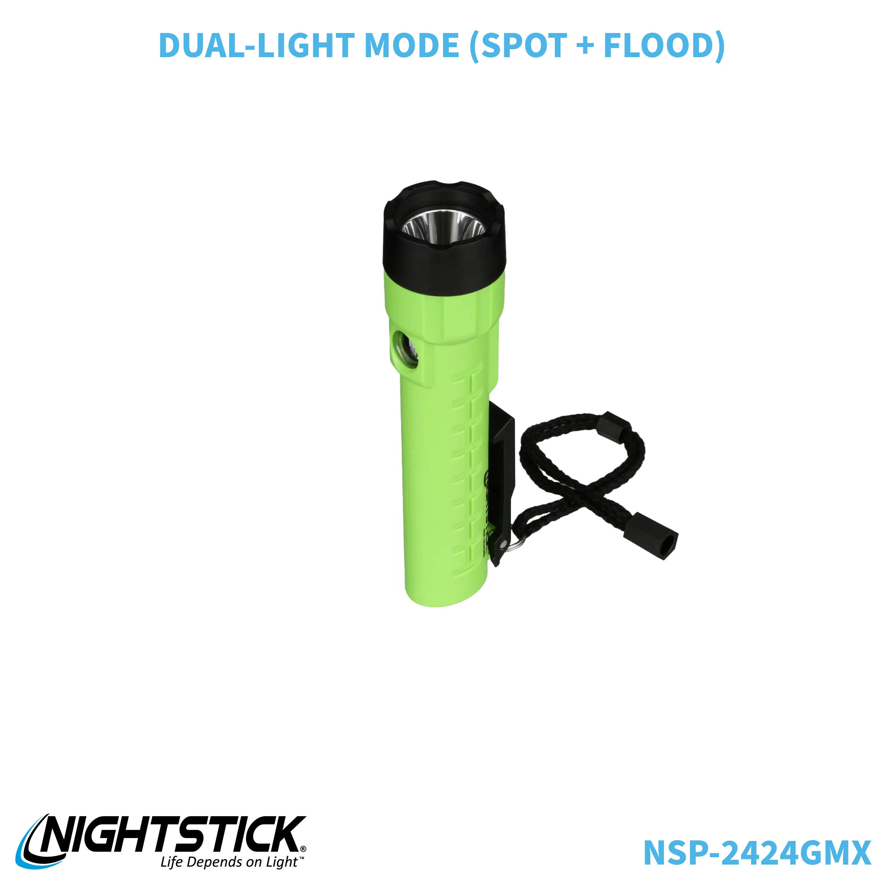 NSP-2424GMX: Dual-Light Flashlight w/Dual Magnets - 3 AA - Image 90