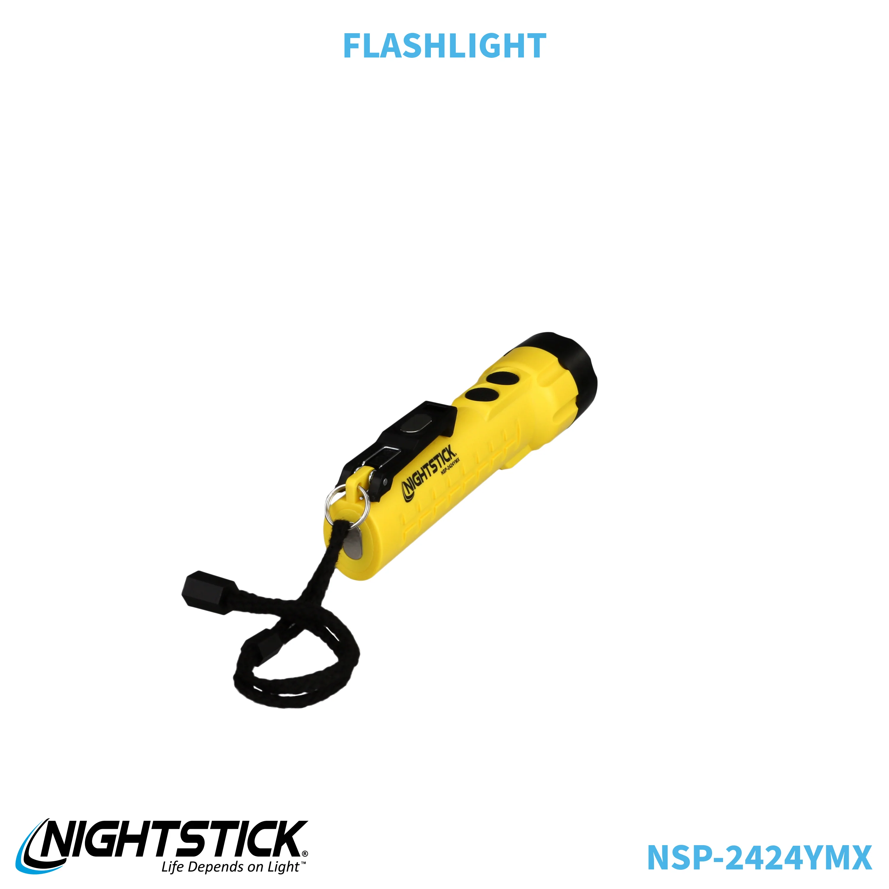NSP-2424YMX: Dual-Light Flashlight w/Dual Magnets - 3 AA - Image 21
