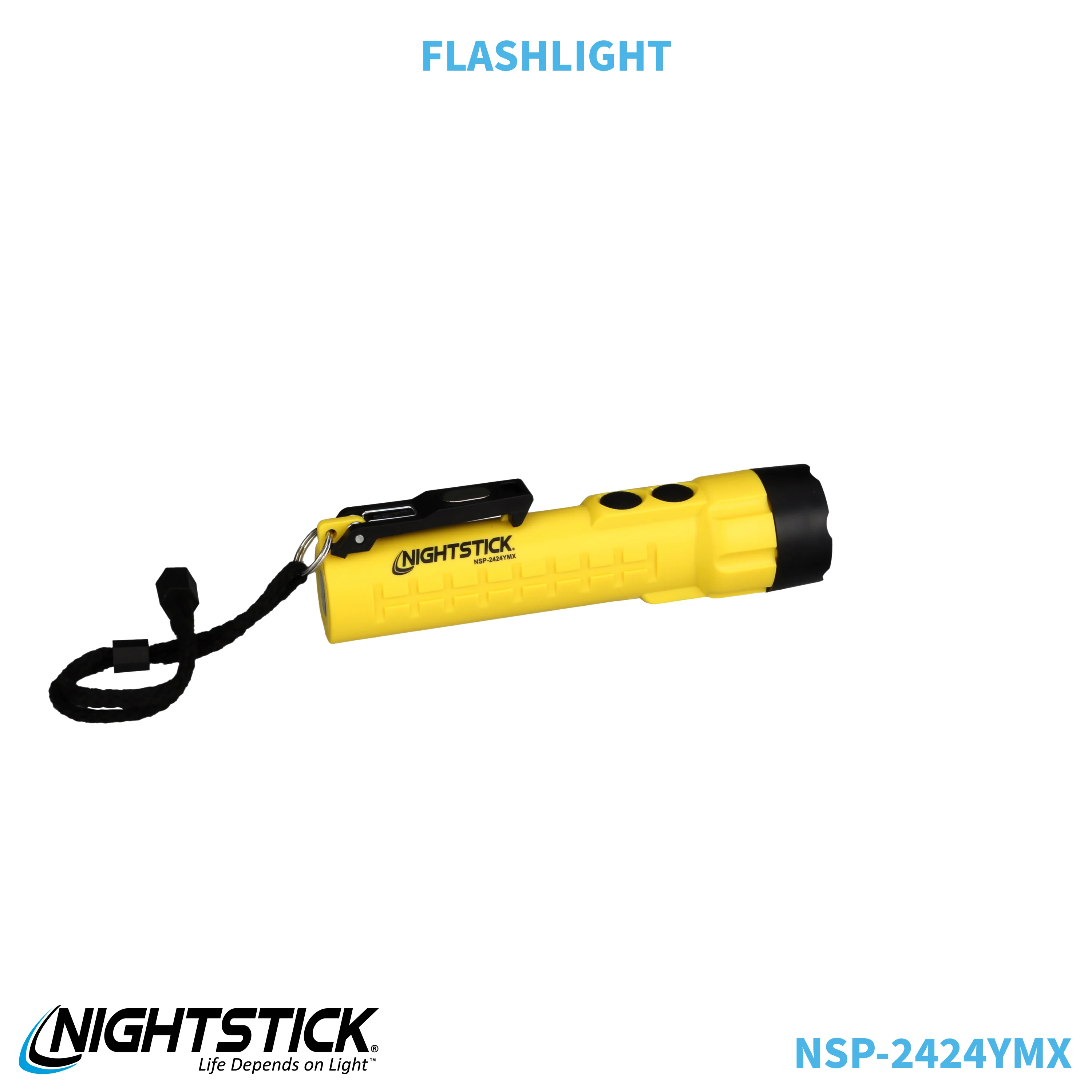 NSP-2424YMX: Dual-Light Flashlight w/Dual Magnets - 3 AA - Image 24
