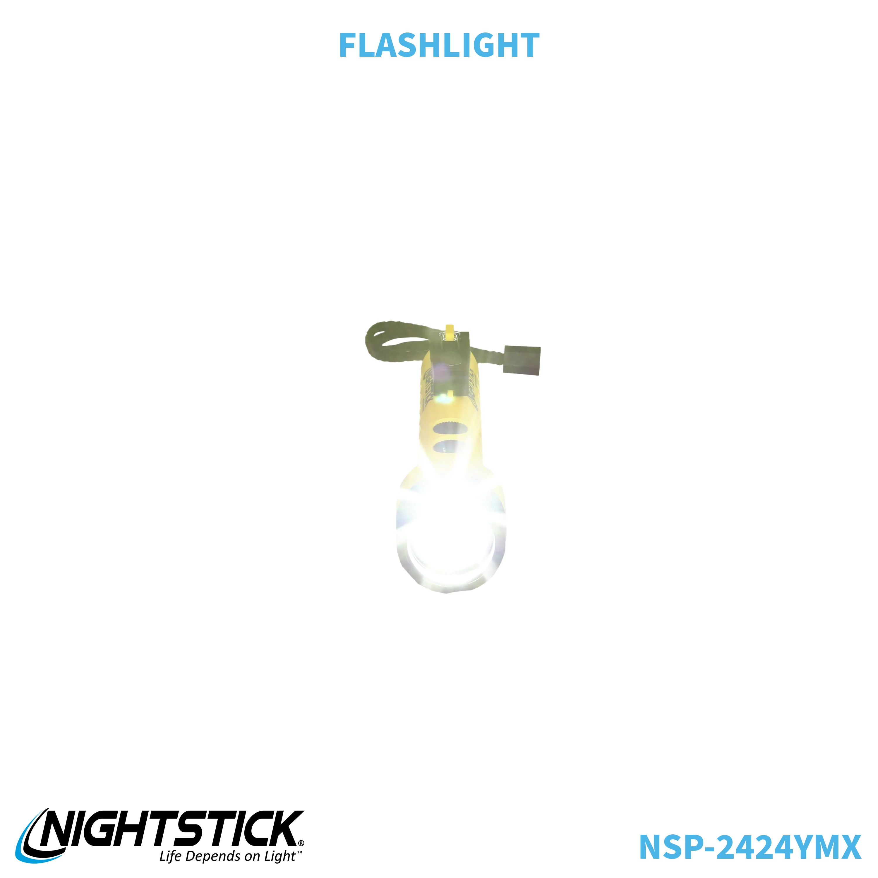NSP-2424YMX: Dual-Light Flashlight w/Dual Magnets - 3 AA - Image 31