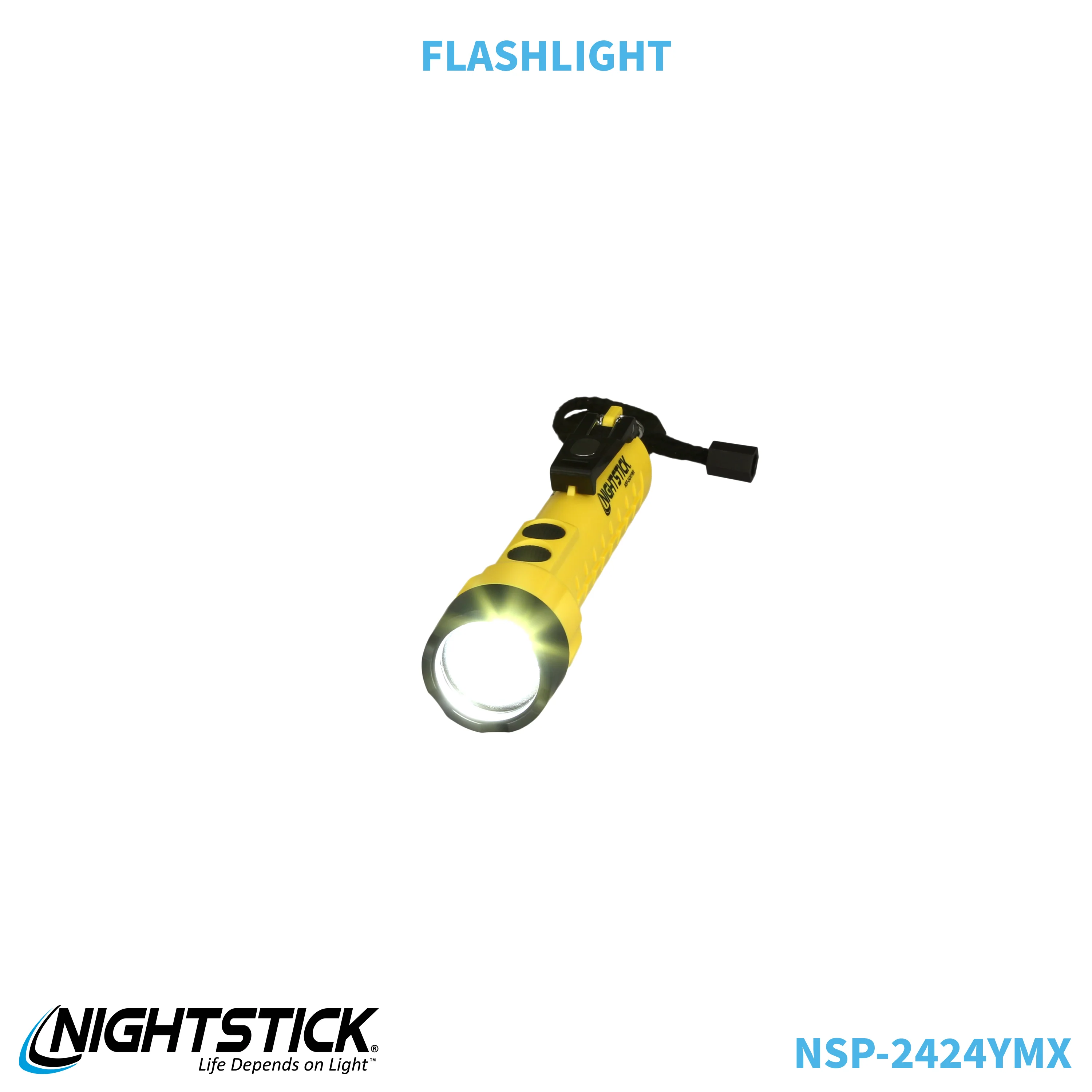 NSP-2424YMX: Dual-Light Flashlight w/Dual Magnets - 3 AA - Image 32