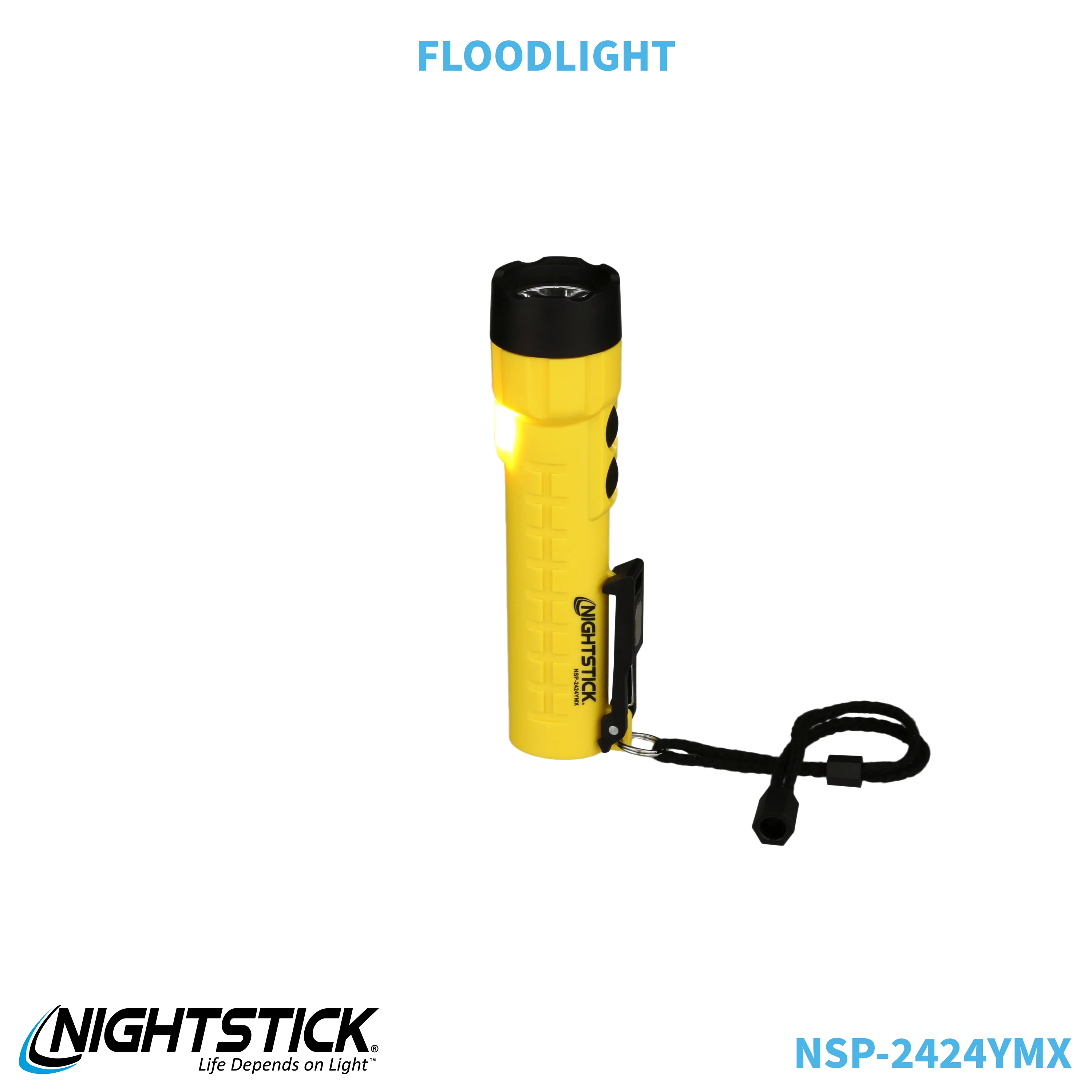 NSP-2424YMX: Dual-Light Flashlight w/Dual Magnets - 3 AA - Image 40