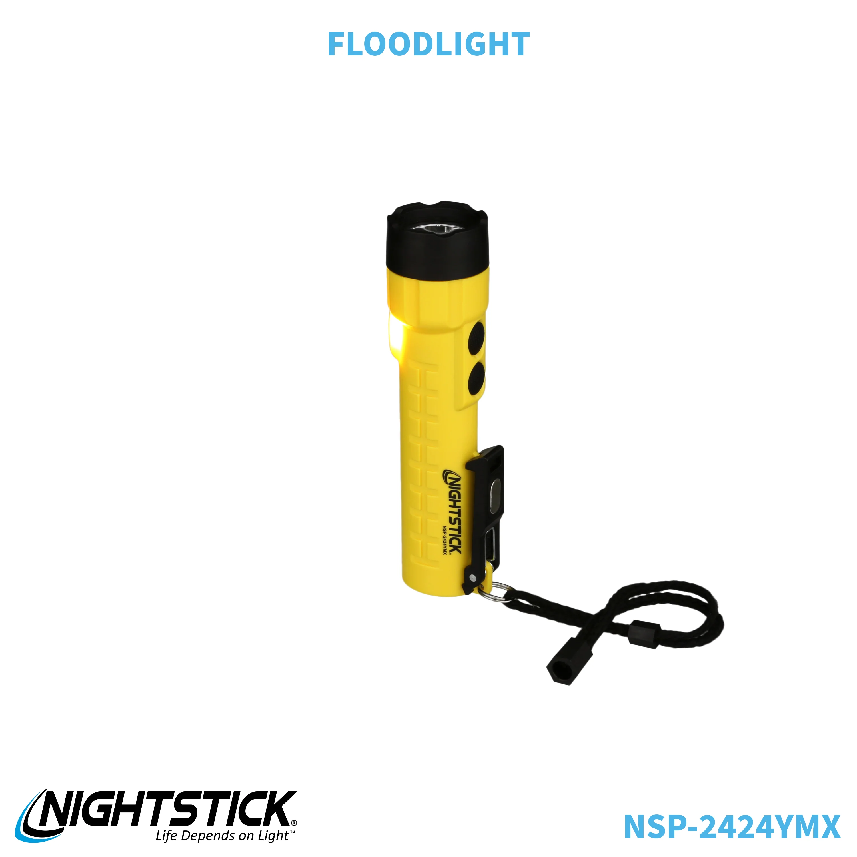 NSP-2424YMX: Dual-Light Flashlight w/Dual Magnets - 3 AA - Image 41