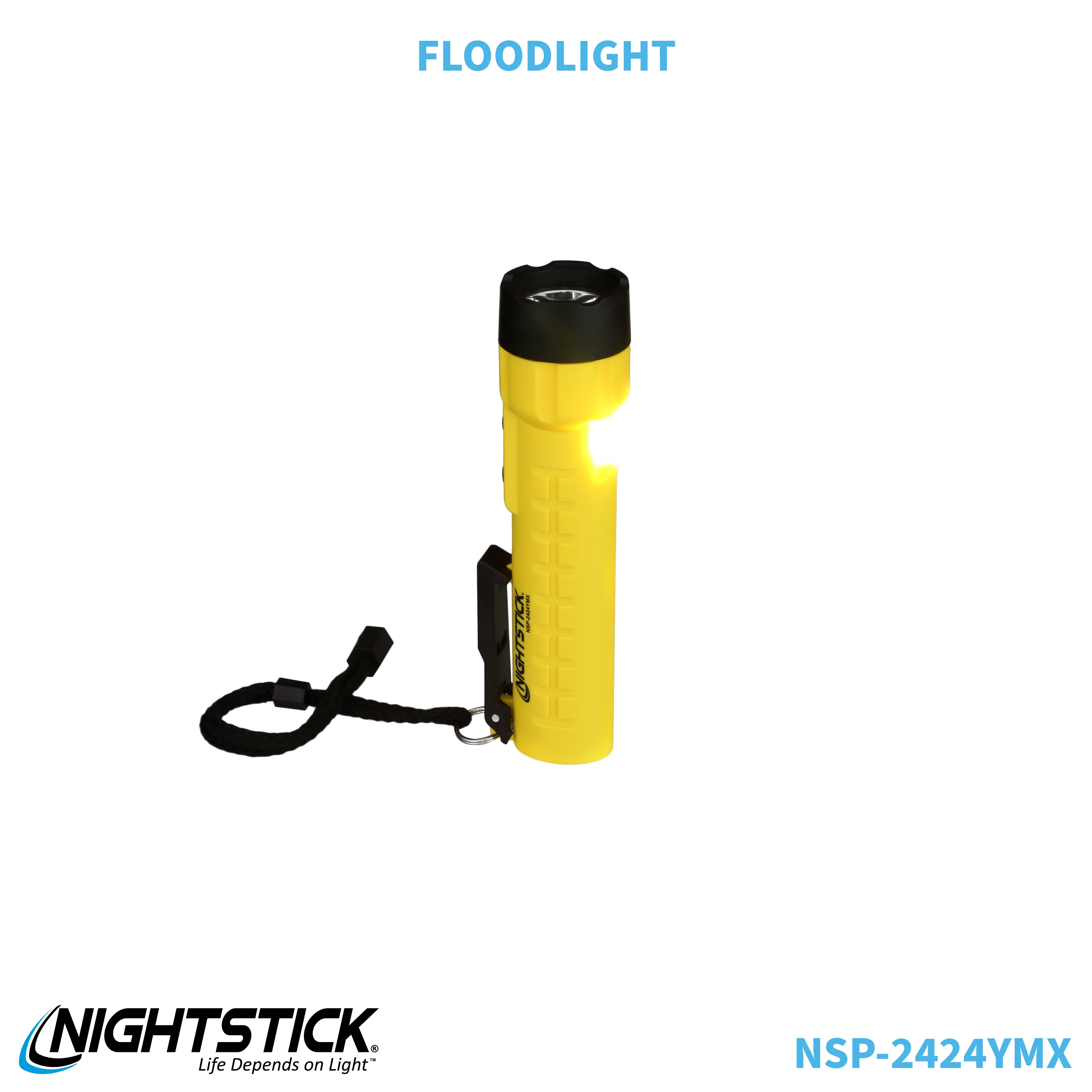 NSP-2424YMX: Dual-Light Flashlight w/Dual Magnets - 3 AA - Image 52
