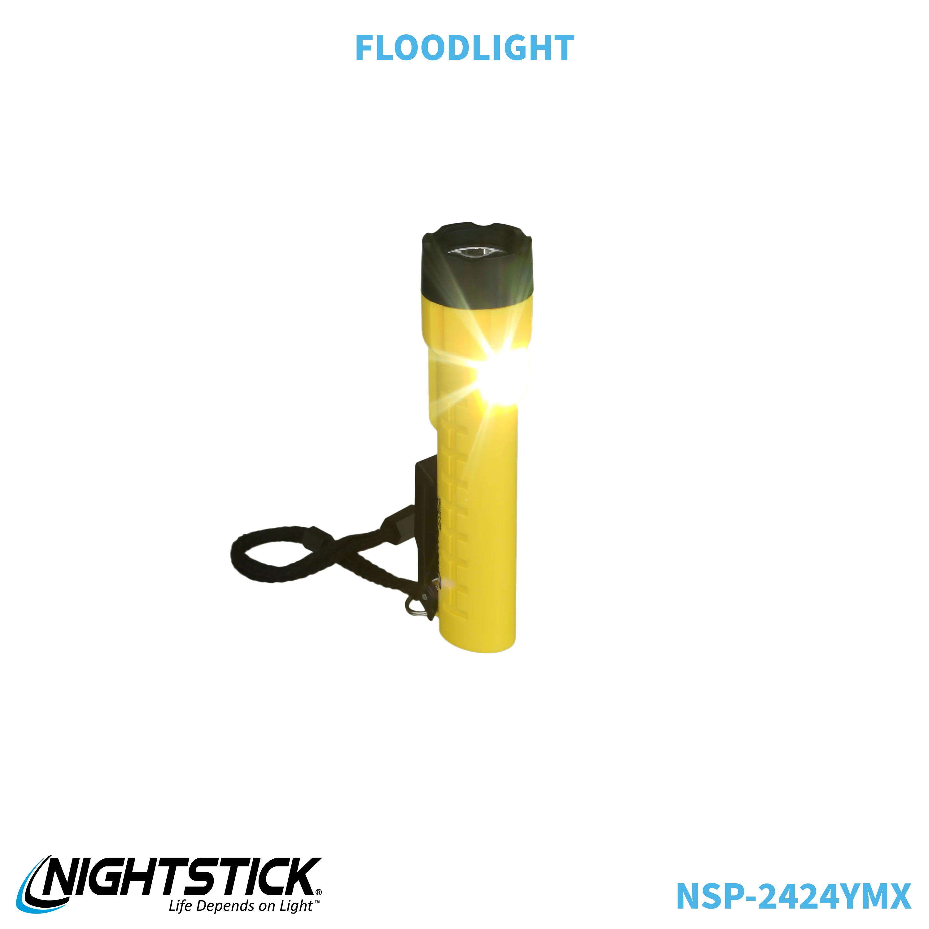 NSP-2424YMX: Dual-Light Flashlight w/Dual Magnets - 3 AA - Image 54