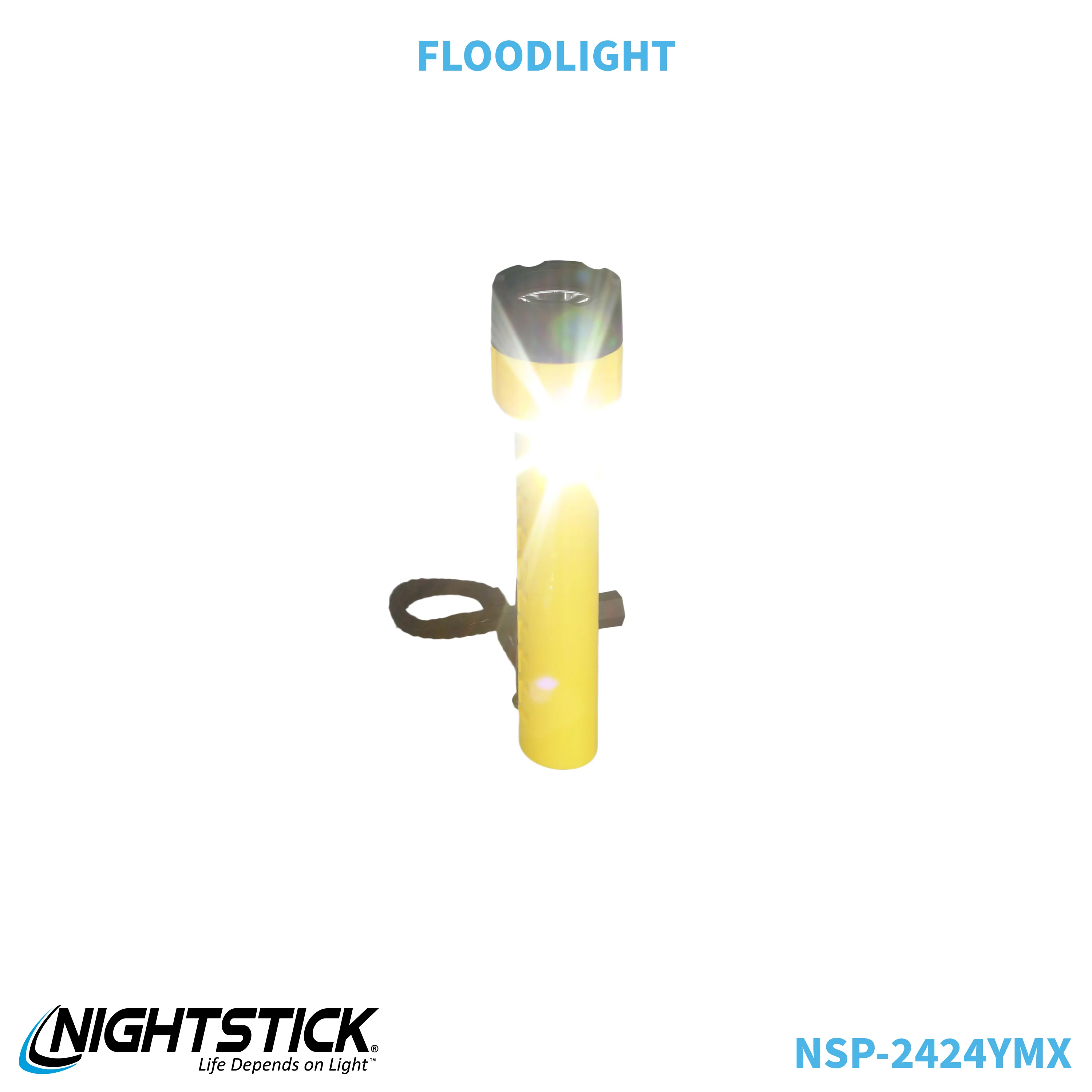 NSP-2424YMX: Dual-Light Flashlight w/Dual Magnets - 3 AA - Image 56