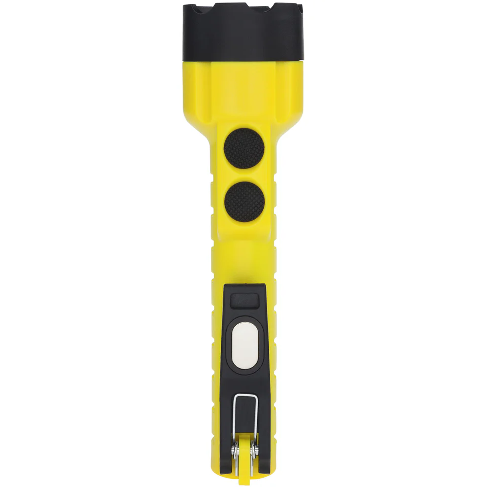 NSP-2424YMX: Dual-Light Flashlight w/Dual Magnets - 3 AA - Image 6