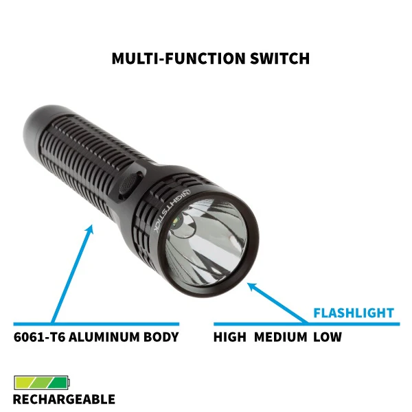 NSR-9614XL: Metal Duty/Personal-Size Rechargeable Flashlight - Image 2
