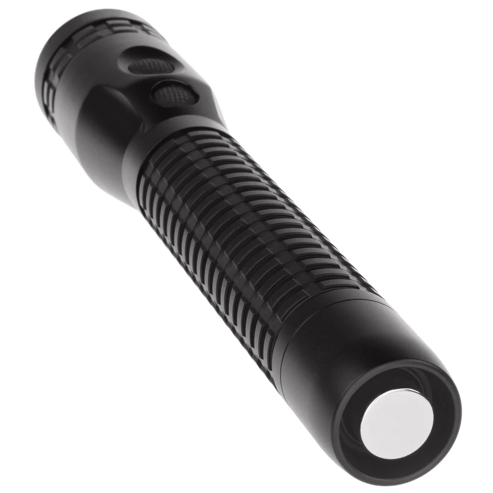 NSR-9940XLDC: Metal Dual-Light Rechargeable Flashlight w/Magnet - Black (no AC power supply) - Image 5