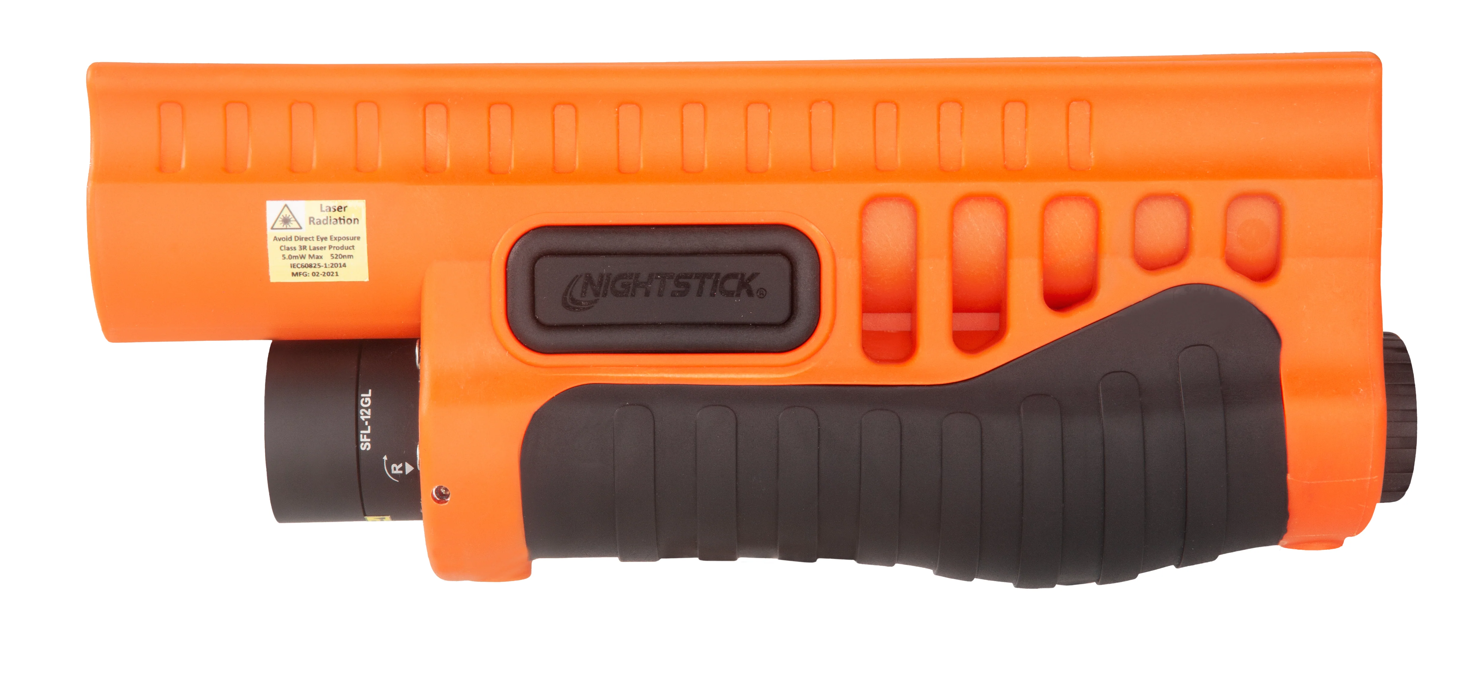 SFL-12GL: Less-Lethal Orange Shotgun Forend Light with Green Laser for Mossberg® 500/590/Shockwave - Image 5