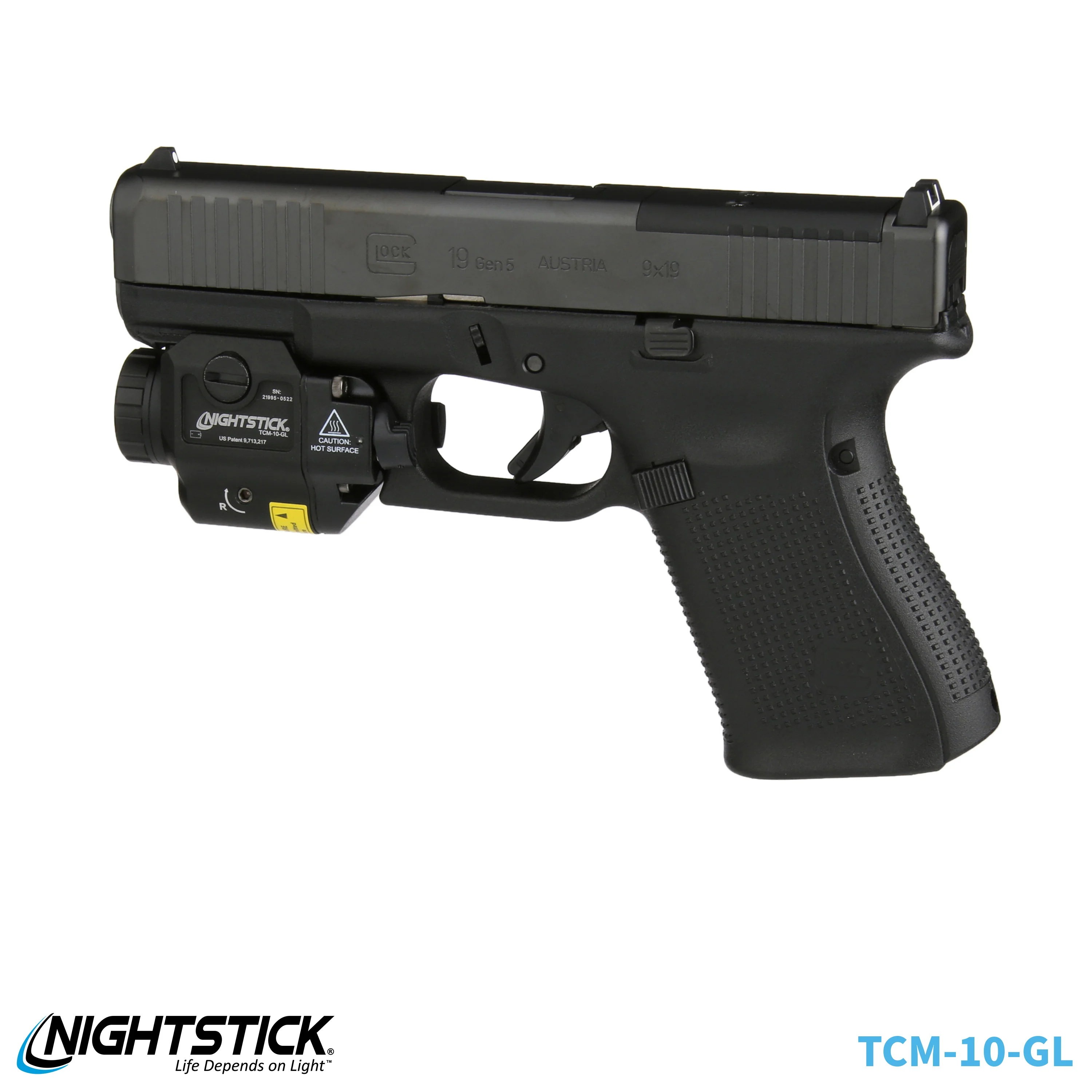 TCM-10-GL: Compact Weapon-Mounted Light w/Green Laser - Image 13