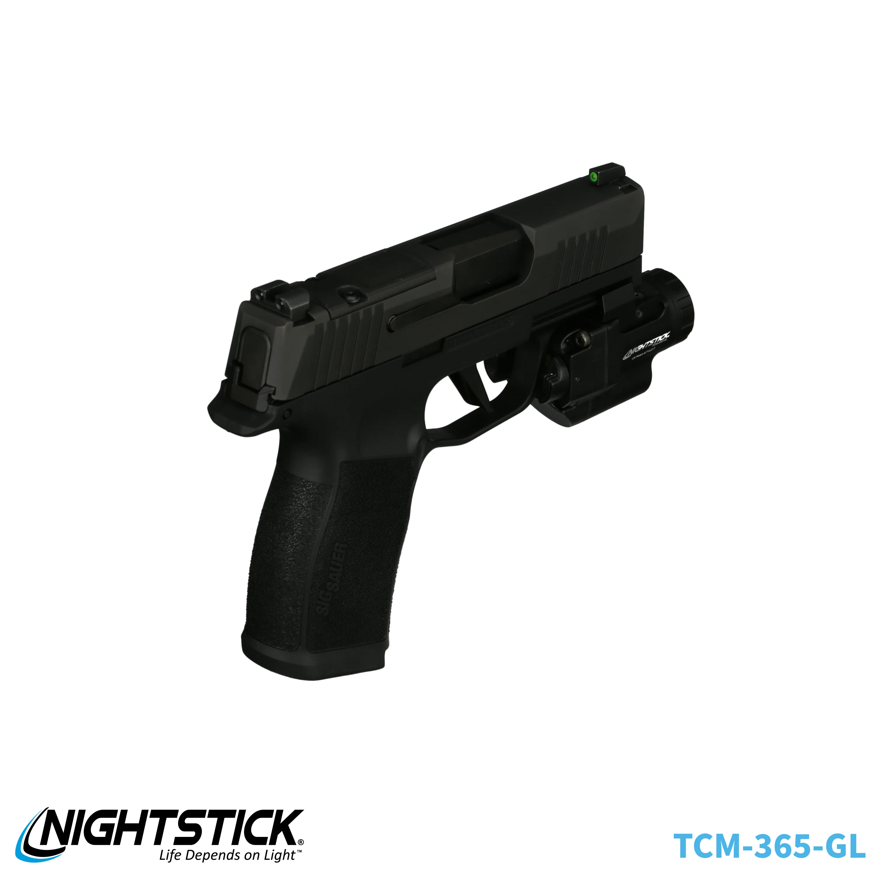 TCM-365-GL: Subcompact Weapon-Mounted Light with Green Laser for Sig Sauer® P365-Series - Image 16