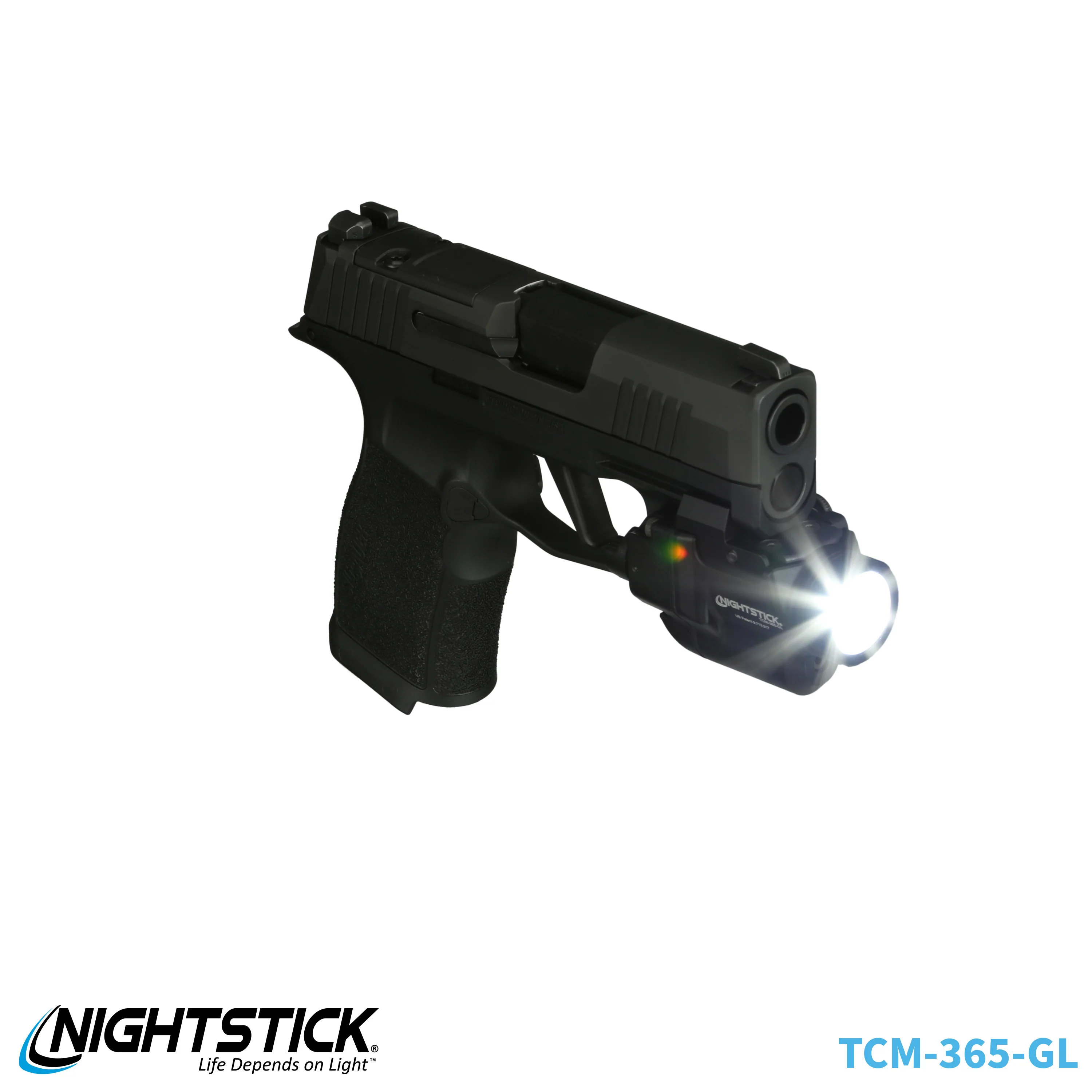 TCM-365-GL: Subcompact Weapon-Mounted Light with Green Laser for Sig Sauer® P365-Series - Image 22