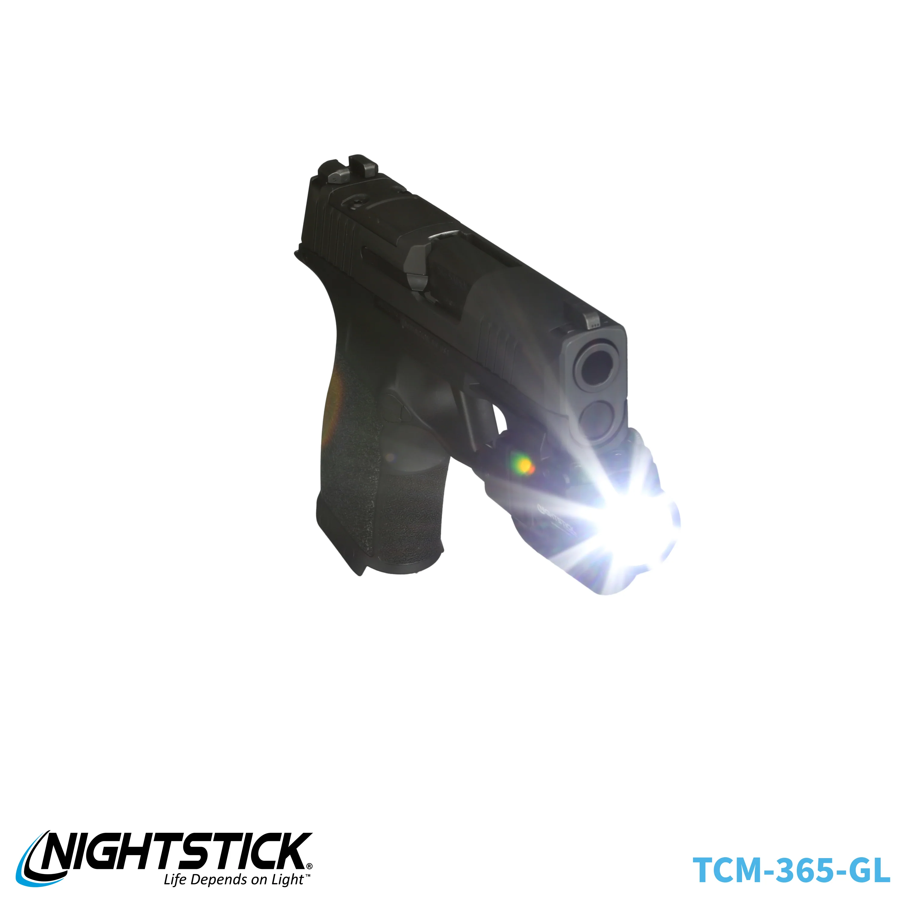 TCM-365-GL: Subcompact Weapon-Mounted Light with Green Laser for Sig Sauer® P365-Series - Image 23