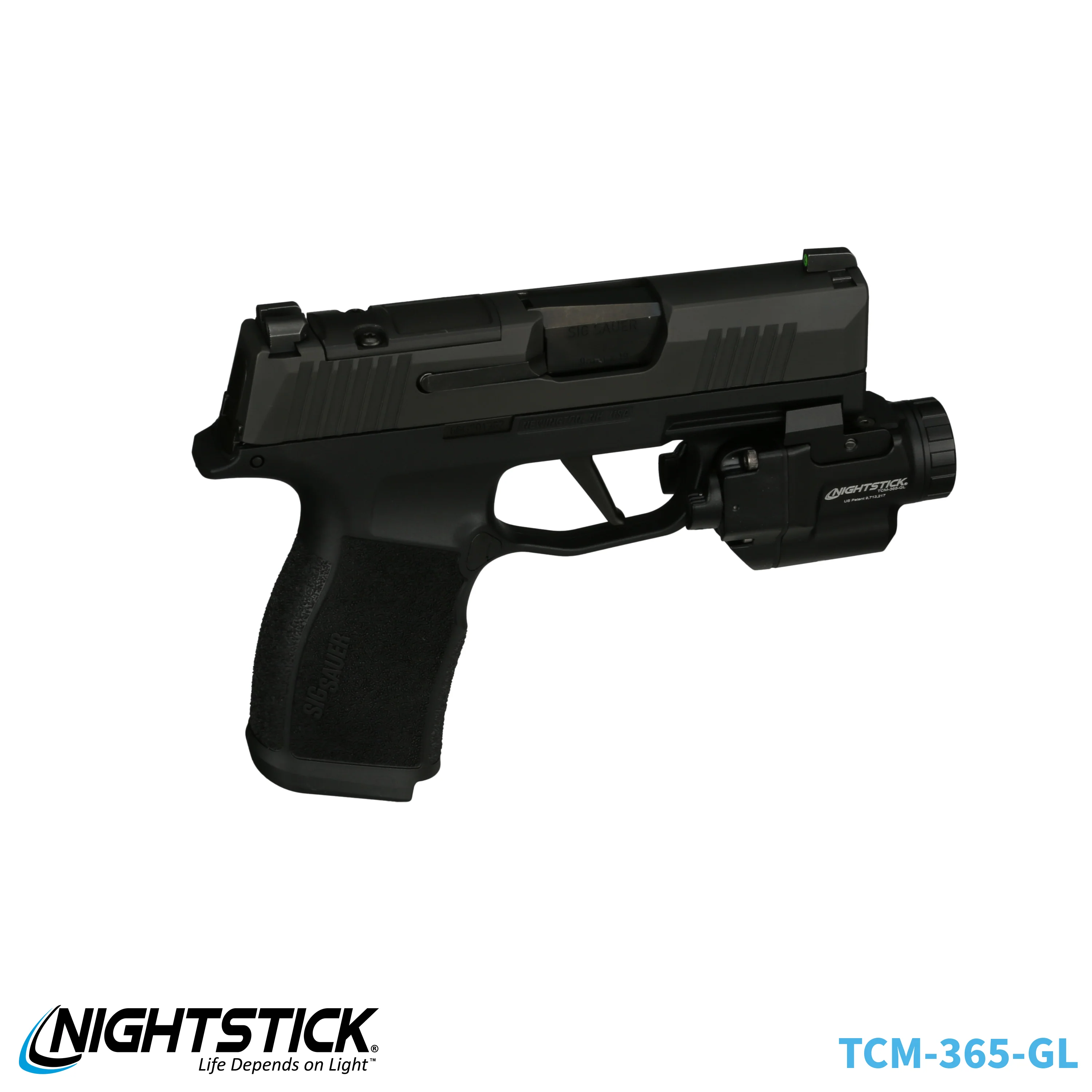TCM-365-GL: Subcompact Weapon-Mounted Light with Green Laser for Sig Sauer® P365-Series - Image 42