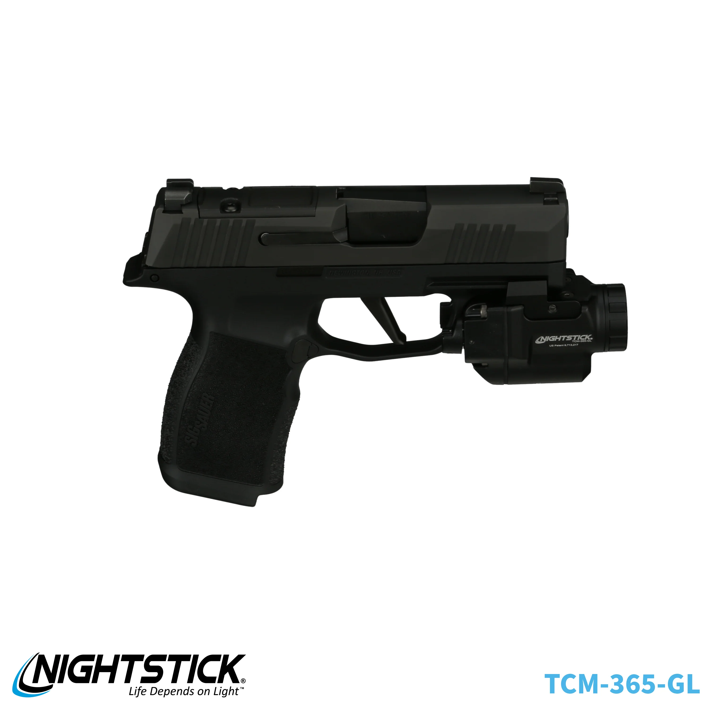TCM-365-GL: Subcompact Weapon-Mounted Light with Green Laser for Sig Sauer® P365-Series - Image 43