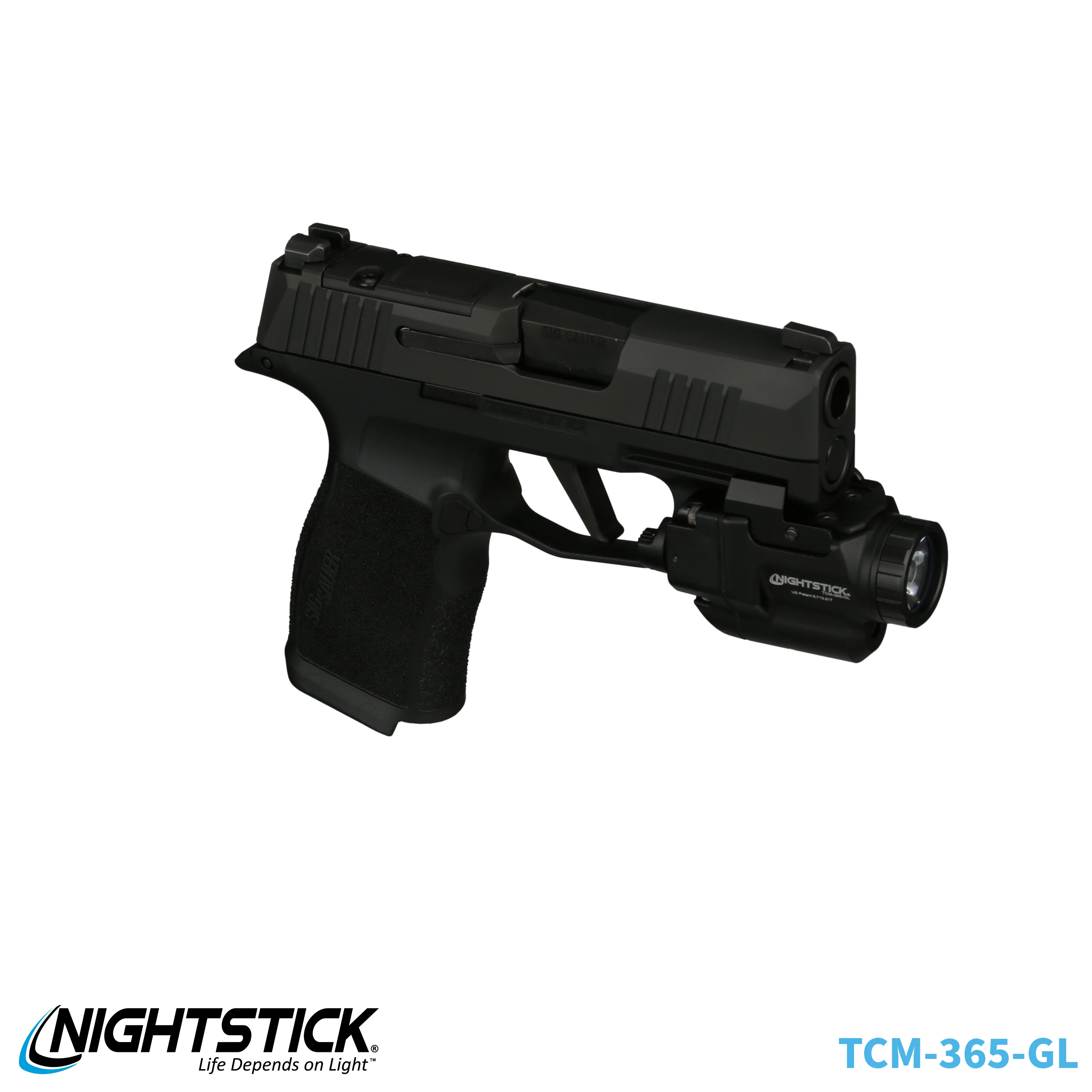 TCM-365-GL: Subcompact Weapon-Mounted Light with Green Laser for Sig Sauer® P365-Series - Image 45