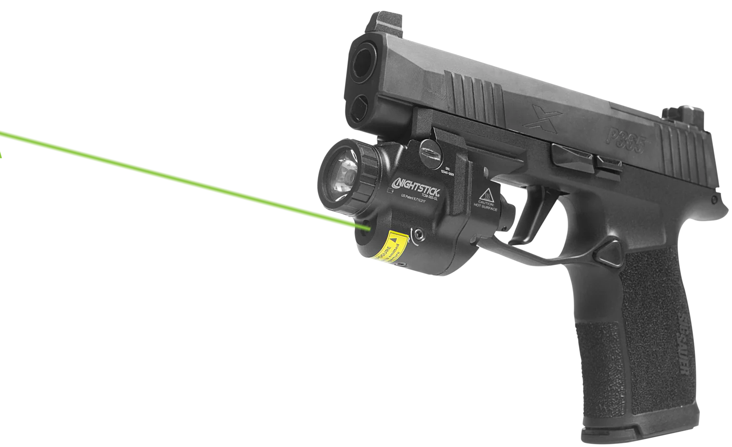 TCM-365-GL: Subcompact Weapon-Mounted Light with Green Laser for Sig Sauer® P365-Series - Image 6