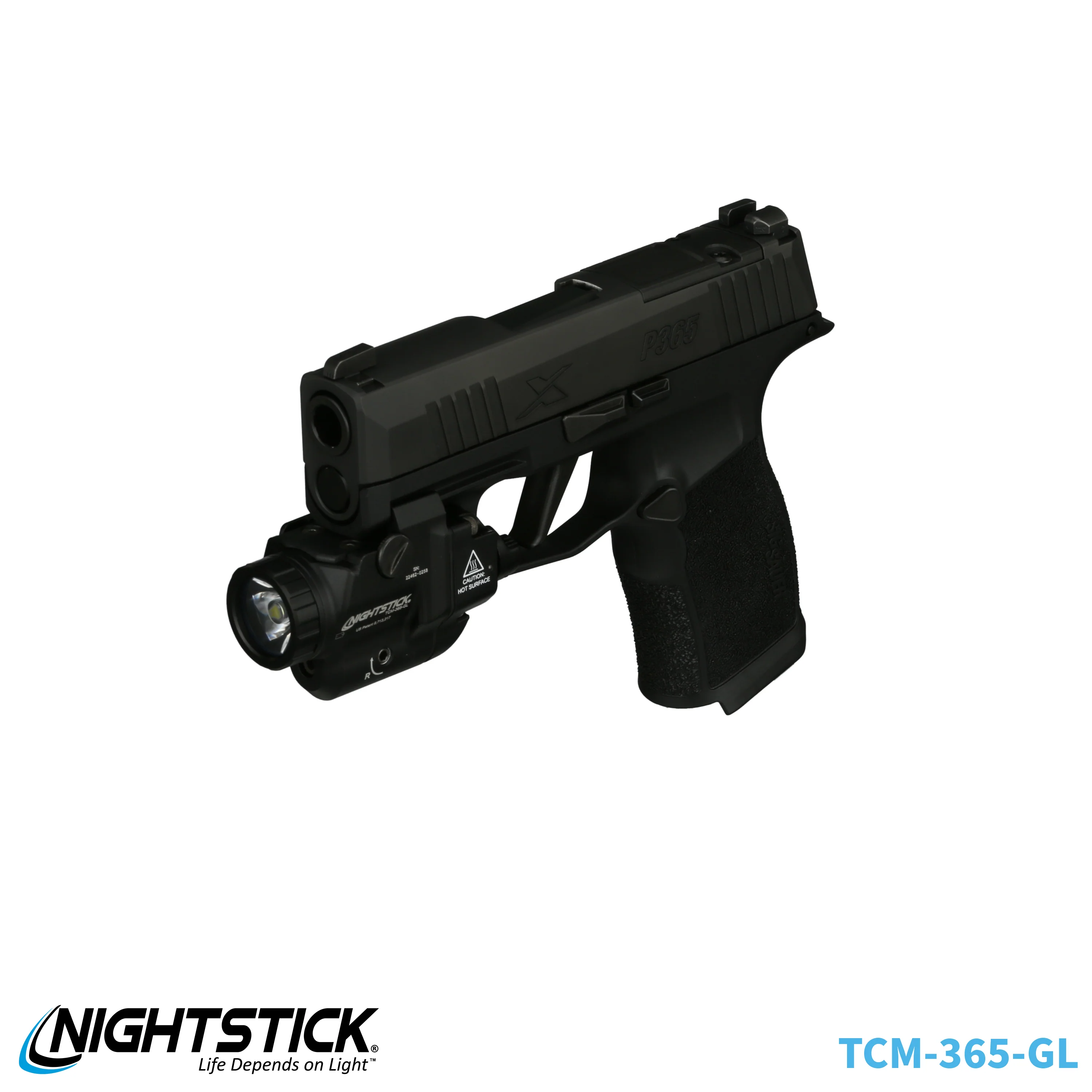 TCM-365-GL: Subcompact Weapon-Mounted Light with Green Laser for Sig Sauer® P365-Series - Image 74