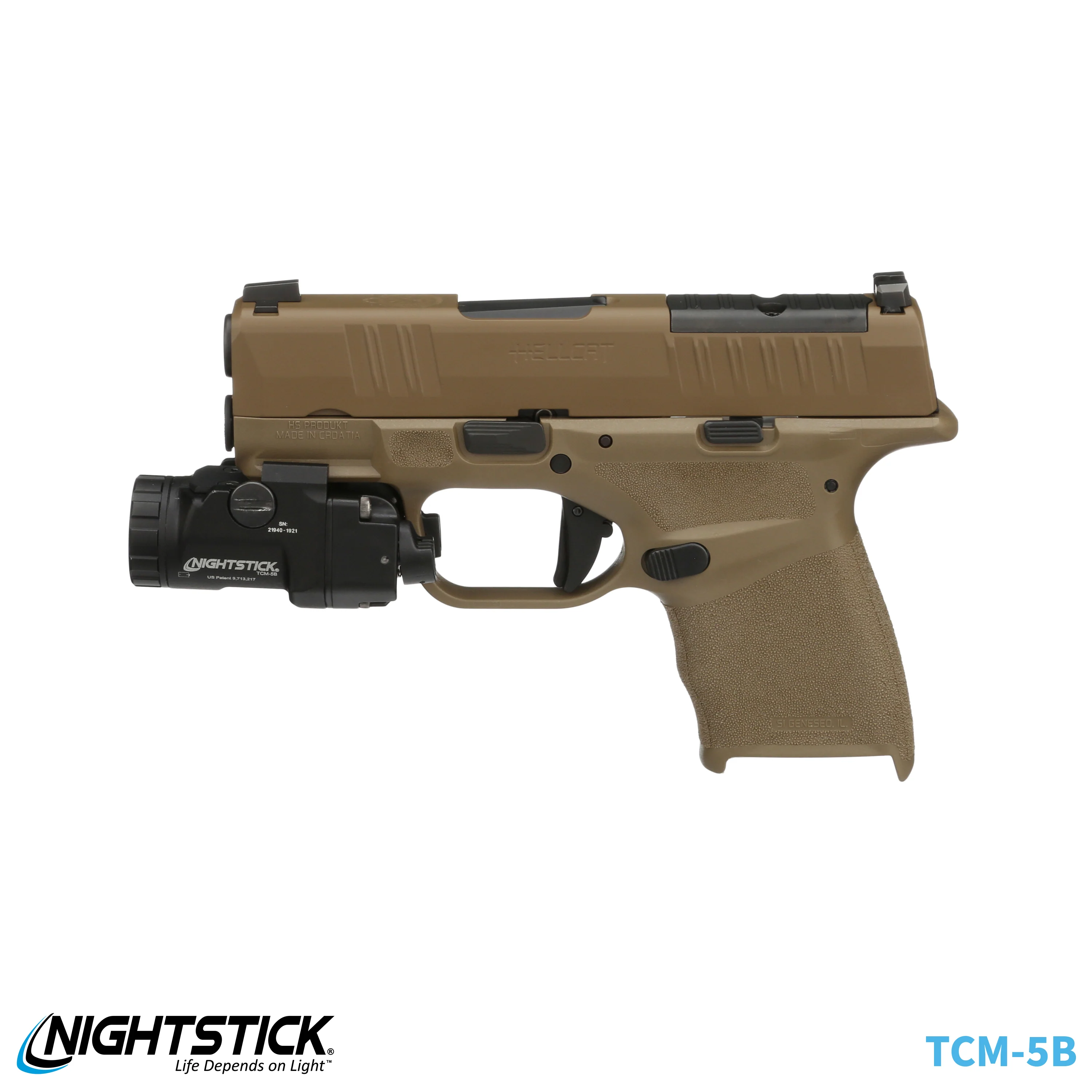 TCM-5B: Subcompact Weapon-Mounted Light for Narrow Rail Handguns - Image 13