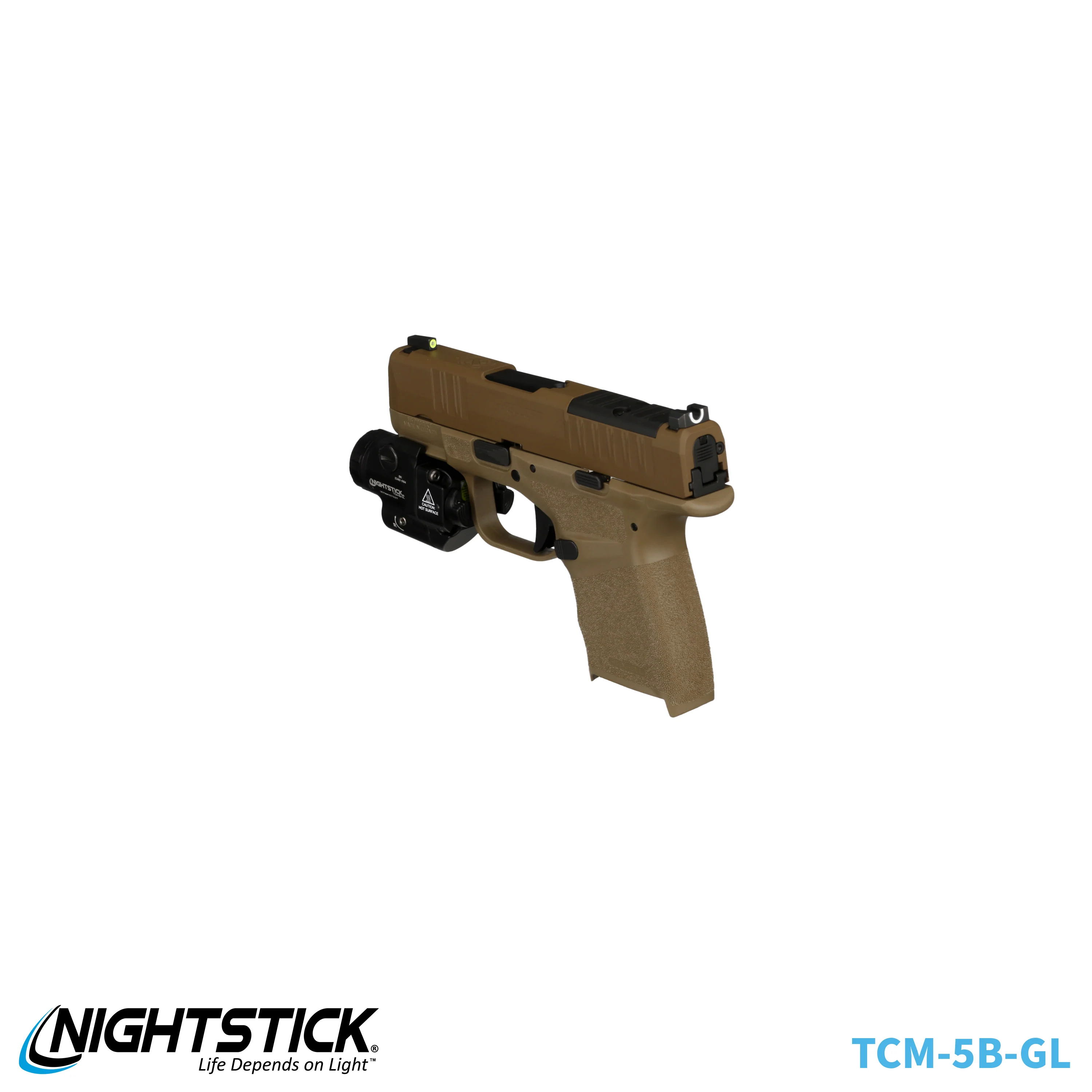 TCM-5B-GL: Subcompact Weapon-Mounted Light for Narrow Rail Handguns w/Green Laser - Image 16