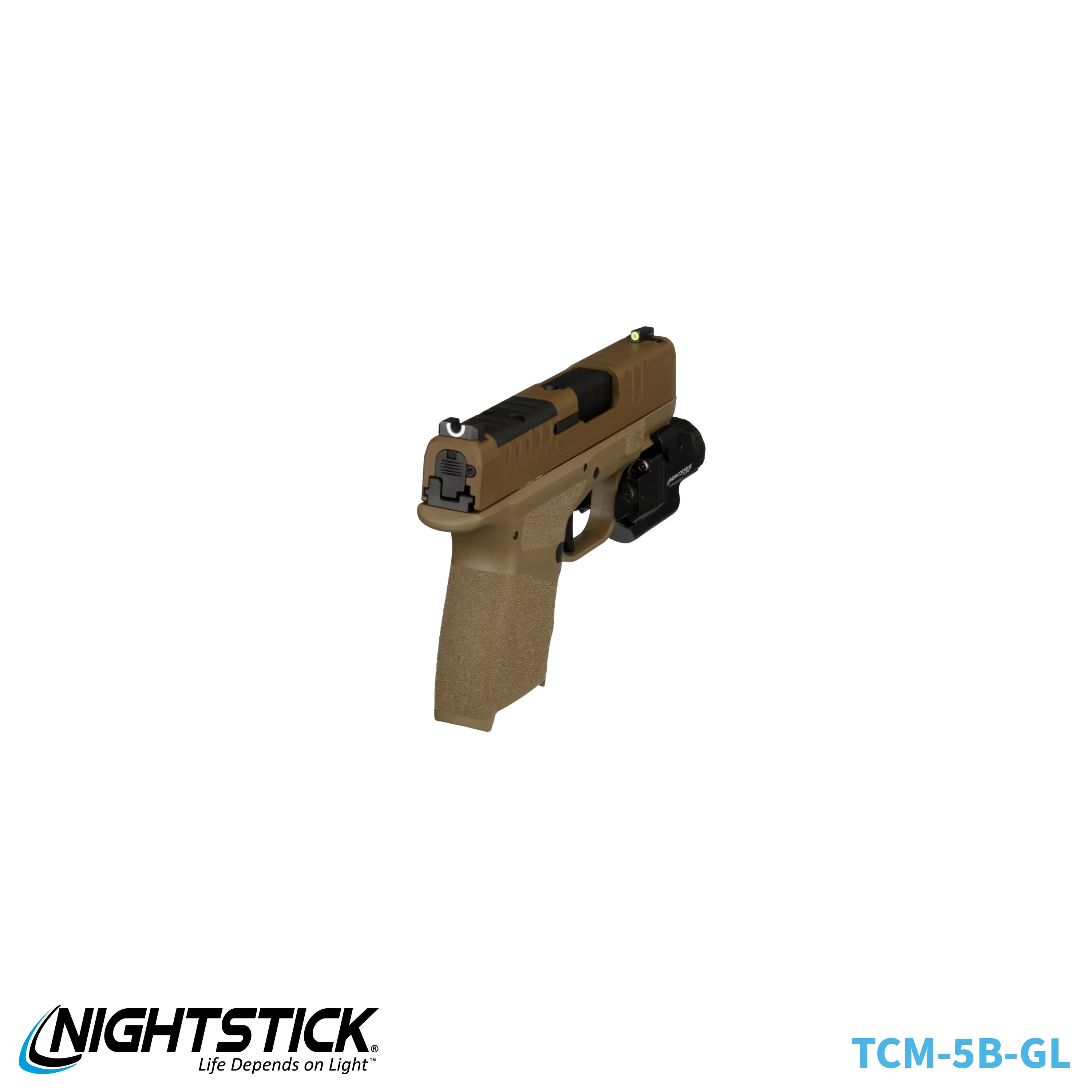 TCM-5B-GL: Subcompact Weapon-Mounted Light for Narrow Rail Handguns w/Green Laser - Image 21