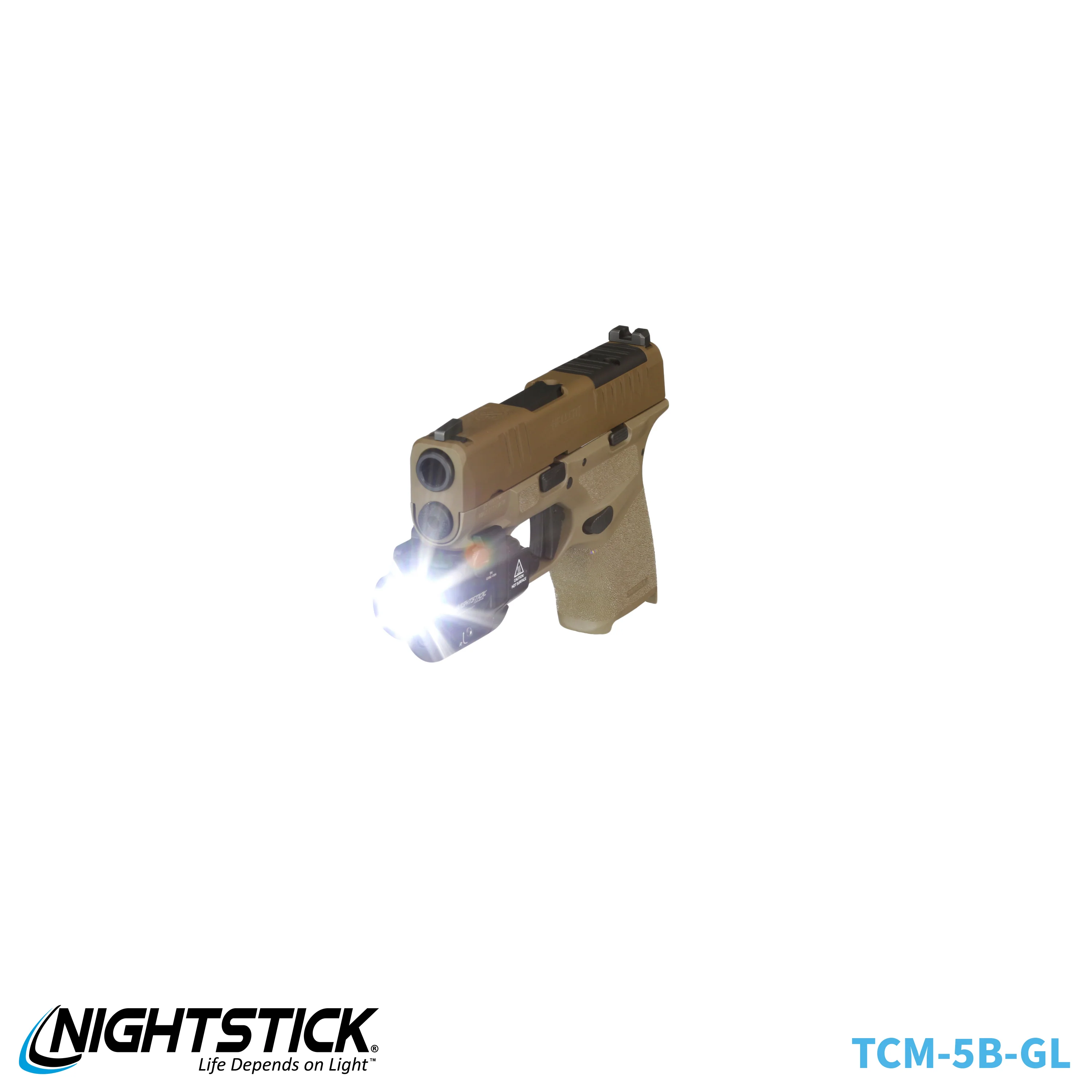 TCM-5B-GL: Subcompact Weapon-Mounted Light for Narrow Rail Handguns w/Green Laser - Image 33