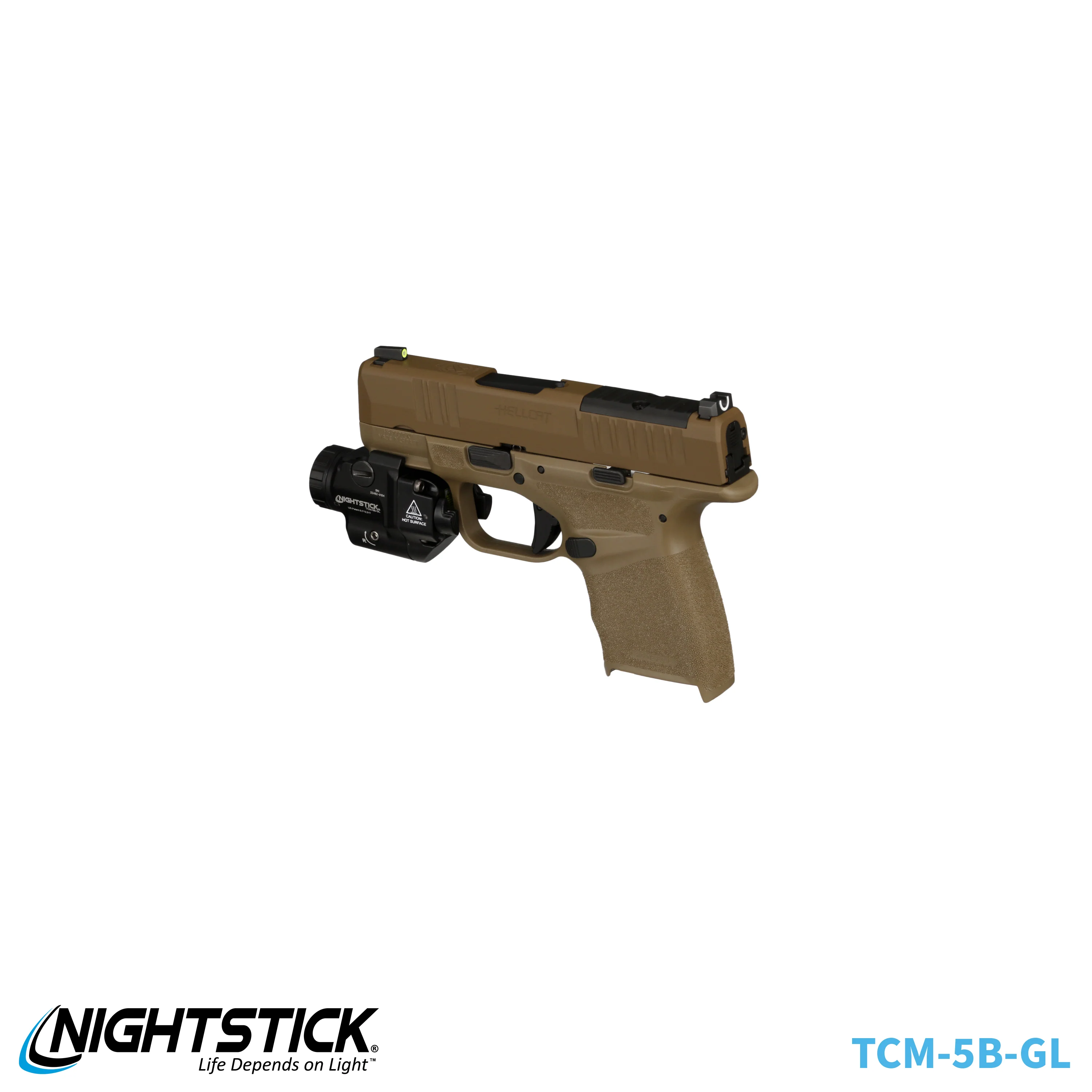TCM-5B-GL: Subcompact Weapon-Mounted Light for Narrow Rail Handguns w/Green Laser - Image 39