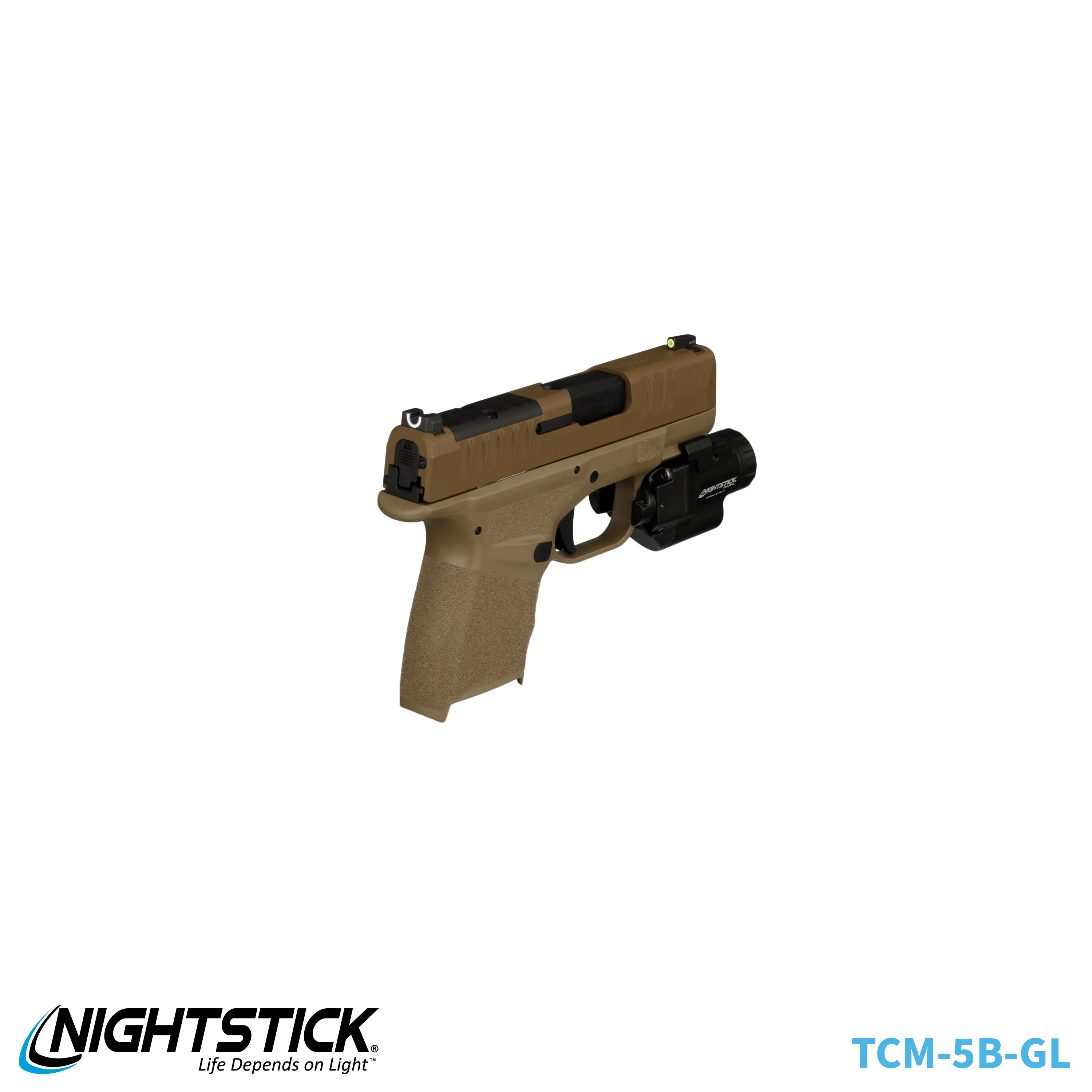 TCM-5B-GL: Subcompact Weapon-Mounted Light for Narrow Rail Handguns w/Green Laser - Image 46
