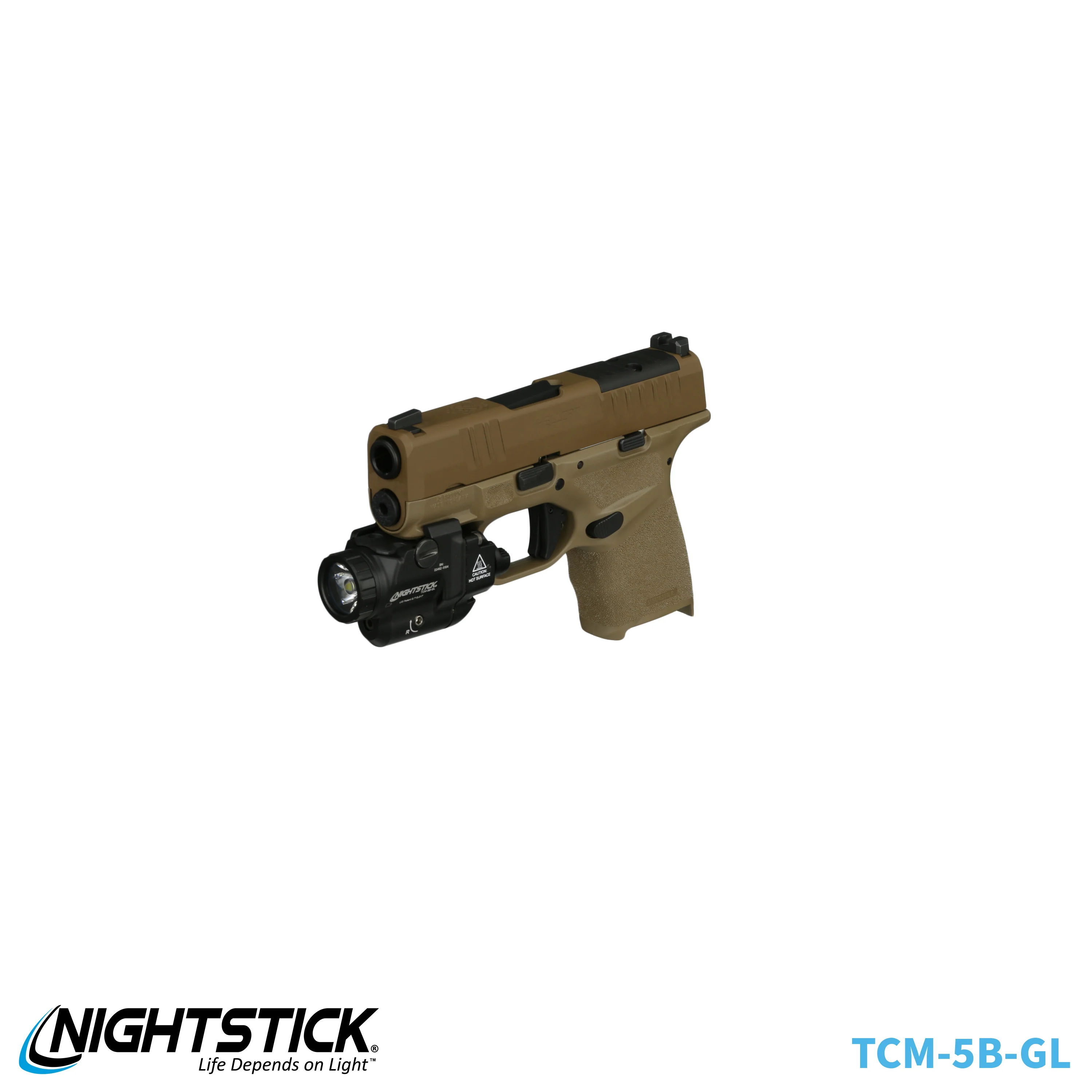 TCM-5B-GL: Subcompact Weapon-Mounted Light for Narrow Rail Handguns w/Green Laser - Image 80