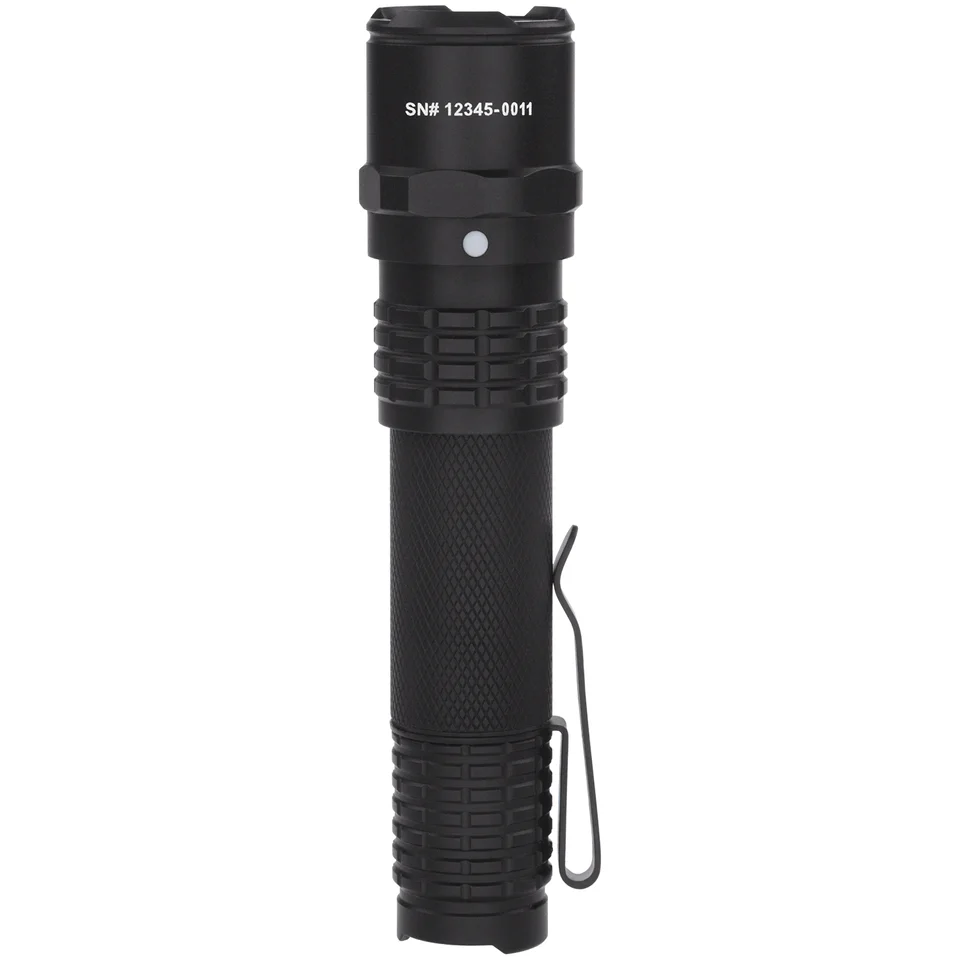 USB-320: USB Rechargeable EDC Flashlight - Black - Image 7
