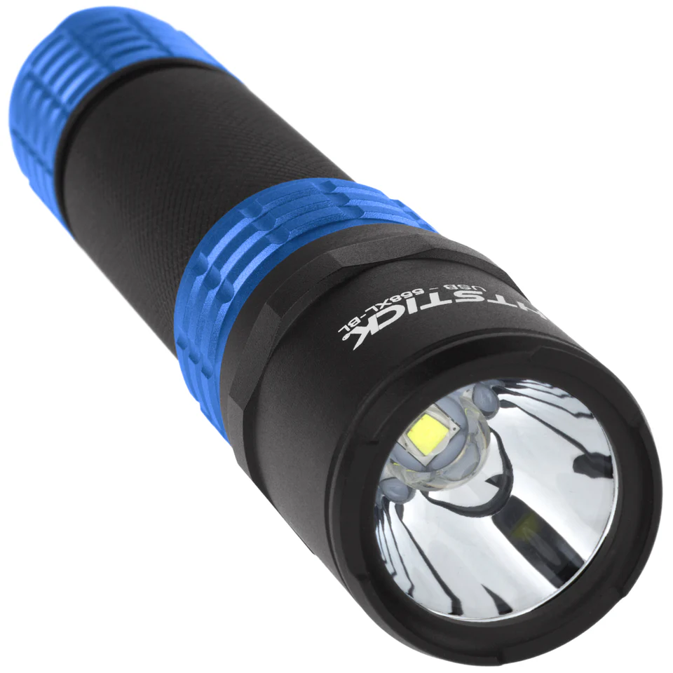 USB-558XL-BL: USB Tactical Flashlight w/Holster - Blue - Image 3