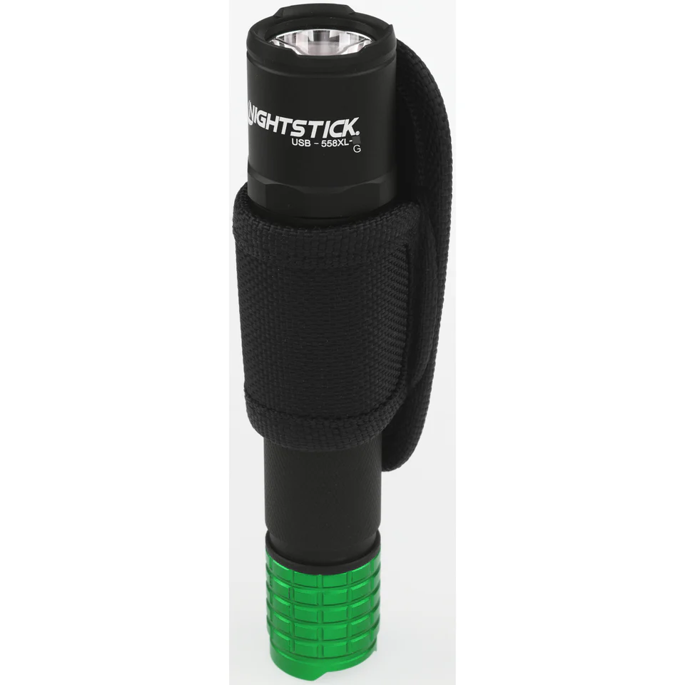 USB-558XL-G: USB Tactical Flashlight w/Holster - Green - Image 9