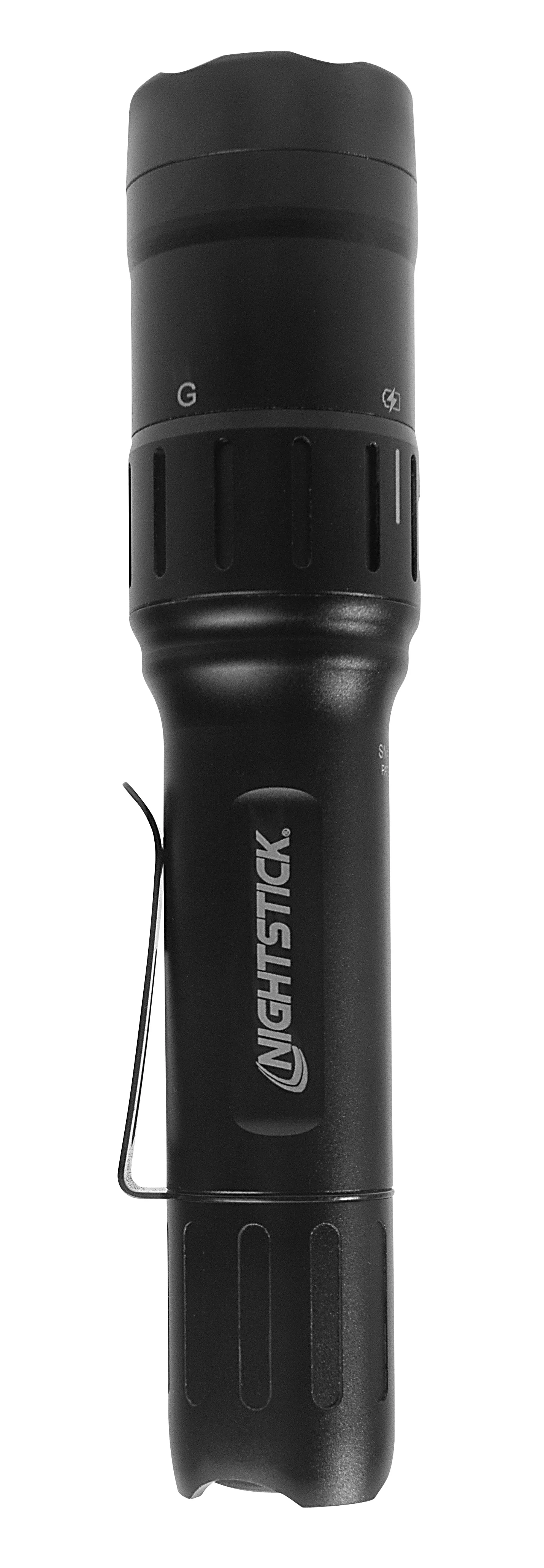 USB-568XL: BARRAGE™ - USB Tactical Flashlight with Red and Green Floodlight - Black - Image 11