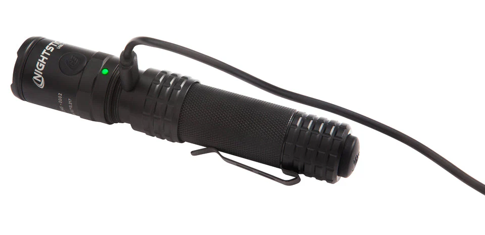 USB-588XL: USB Dual-Light Tactical Flashlight - Black - Image 4