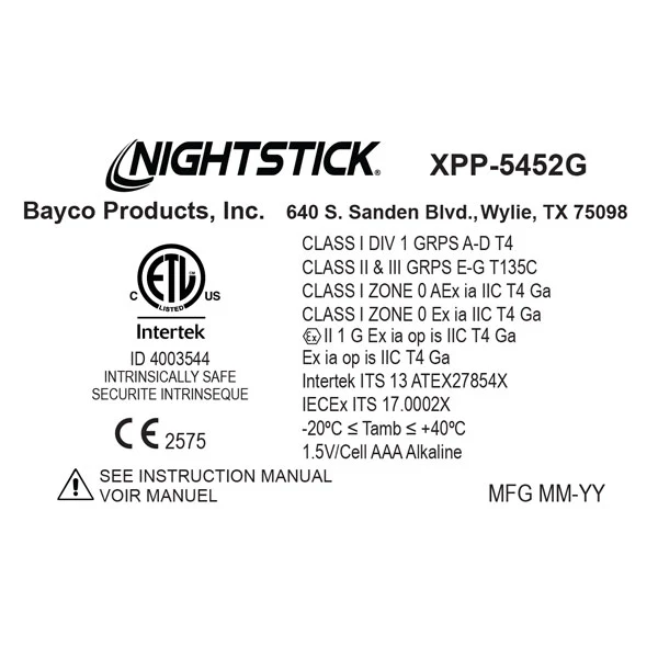 XPP-5452GC: Intrinsically Safe Dual-Function Headlamp with Hard Hat Clip - Image 5