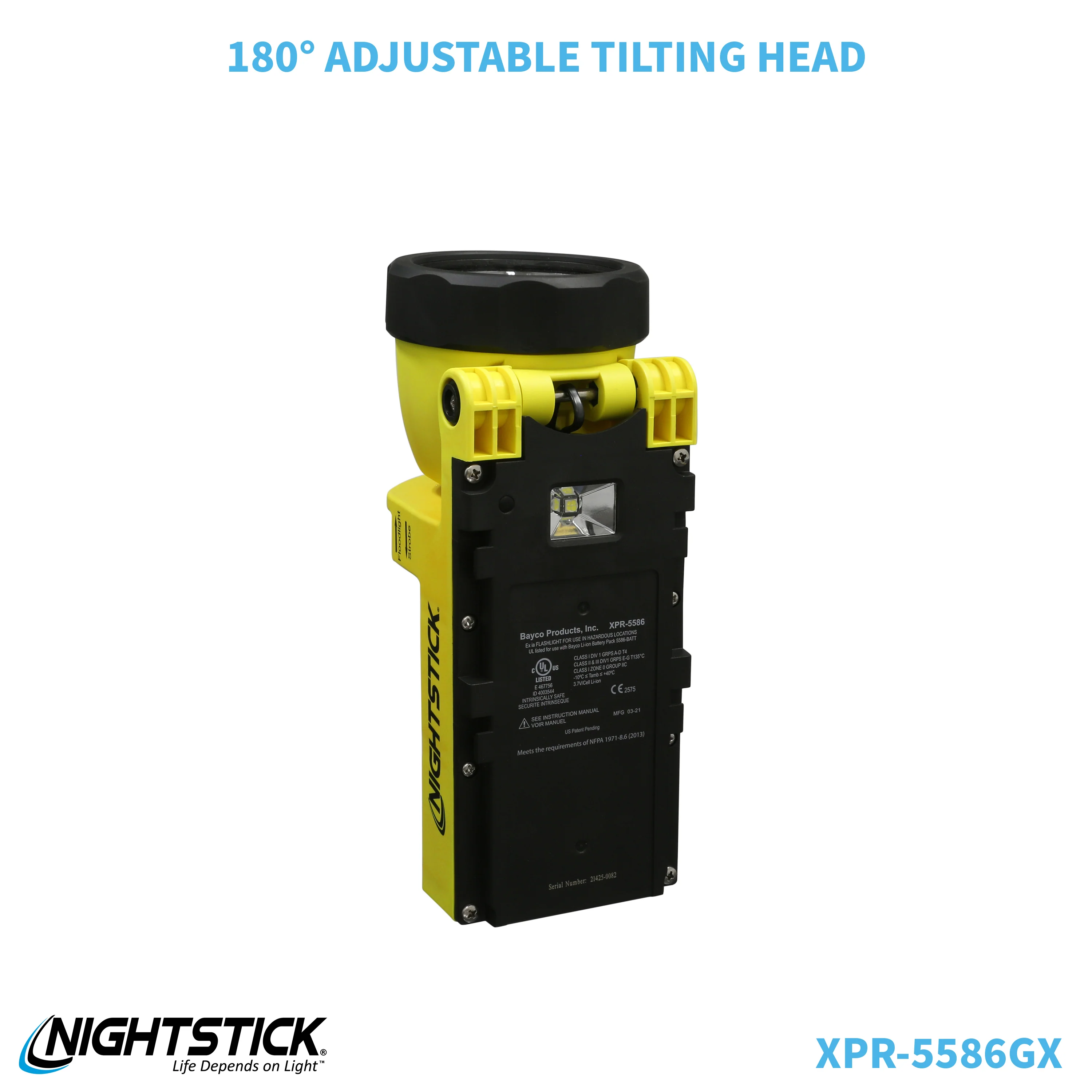 XPR-5586GX: IS Rechargeable Dual-Light Lantern w/Pivoting Head - Image 49